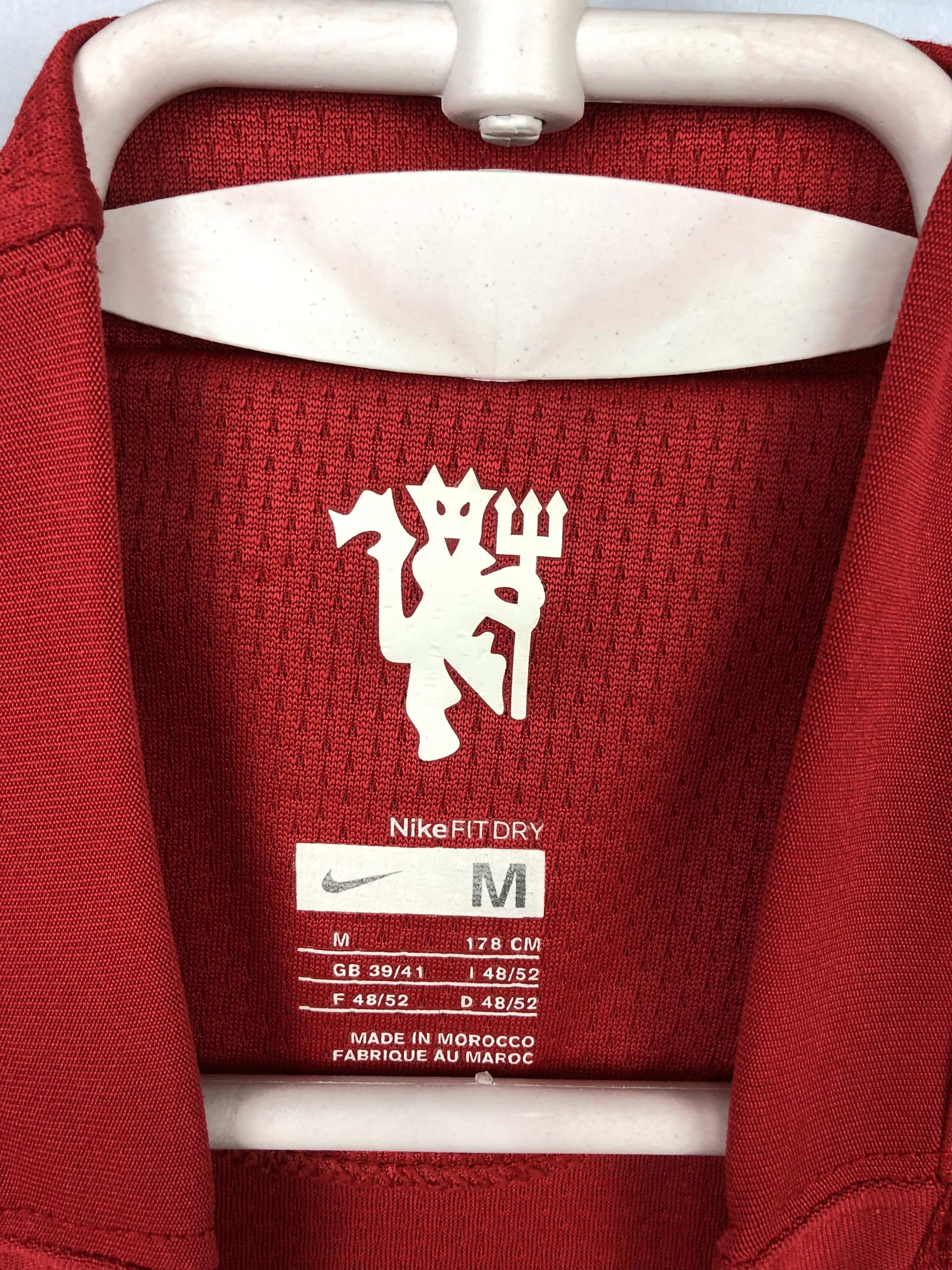 Nike Manchester United football shirt 2007 Soccer Jersey Trikot Size US M / EU 48-50 / 2 - 8 Thumbnail