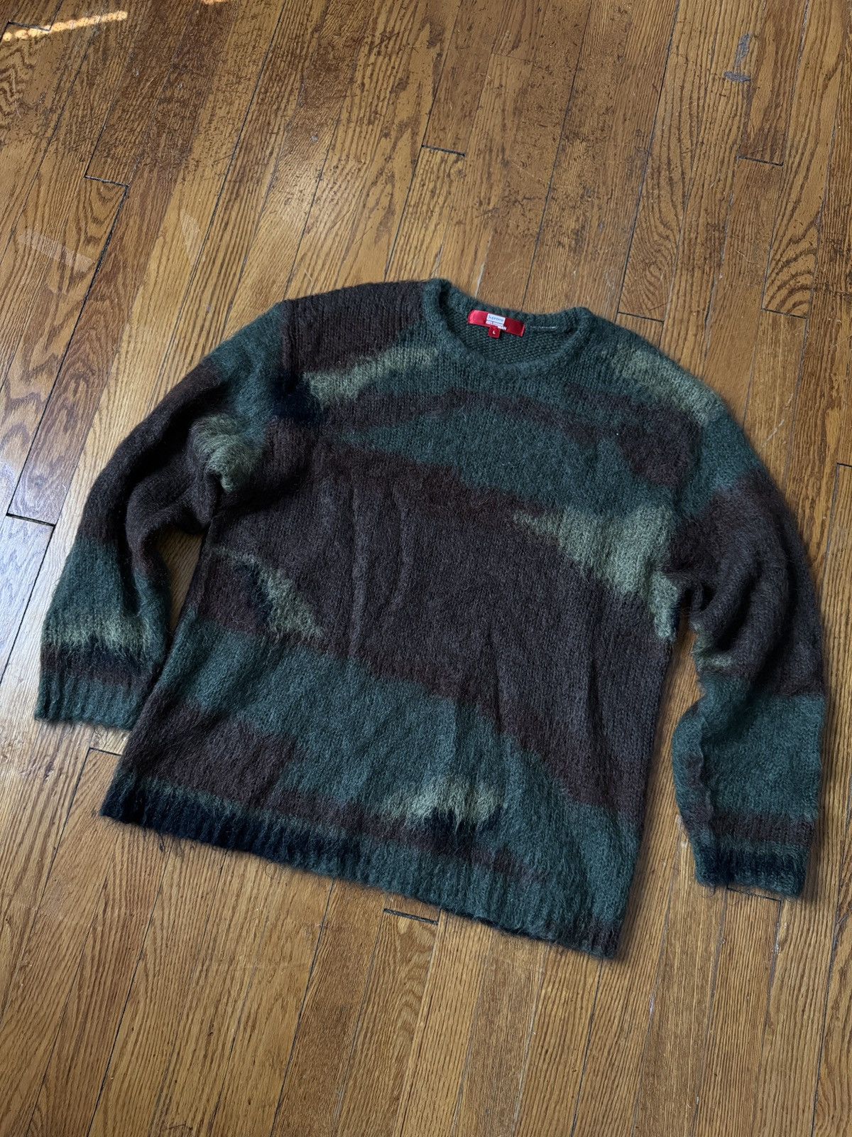 トップス Supreme JUNYA WATANABE Camo Sweater M Supreme JUNYA WATANABE COMME des GARÇONS MAN Brushed Camo