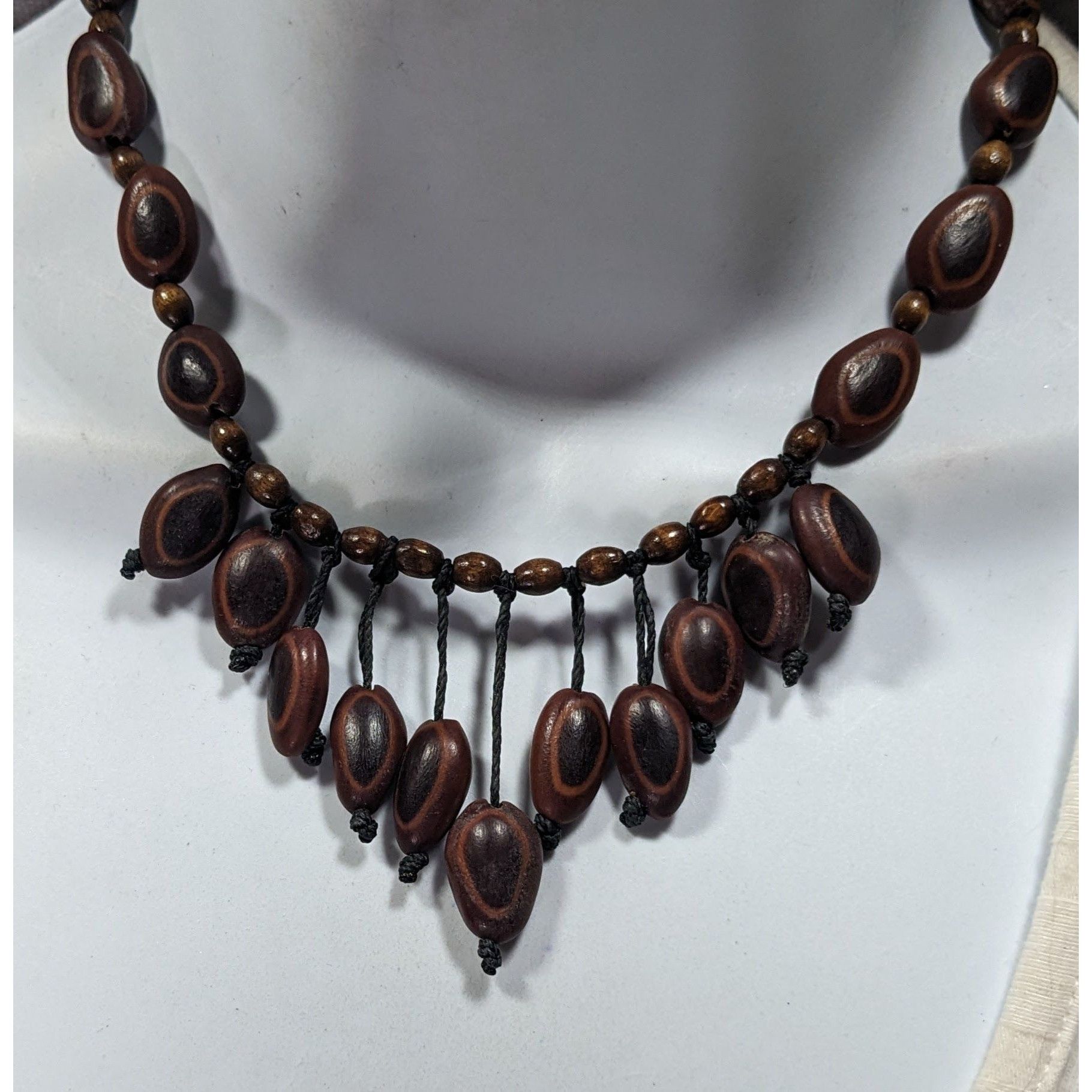 Other Bohemian Elephant Ear Seed Beaded Cascade Necklace Size ONE SIZE - 2 Thumbnail