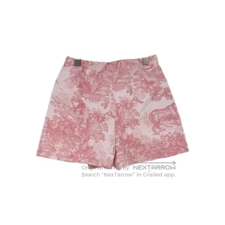 Dior Dior Pink jungle animal function style skirt pants Size 25" / US 0 / IT 36 - 2 Thumbnail