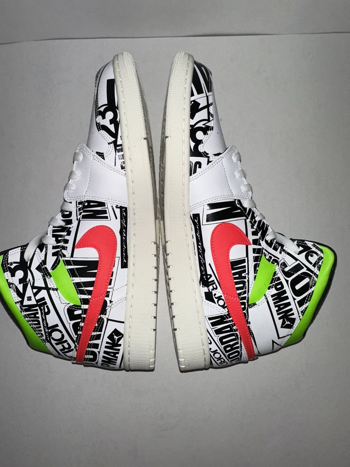 Jordan Brand DS Jordan 1 Mid “All Over Logos” Size US 15 / EU 48 - 3 Thumbnail