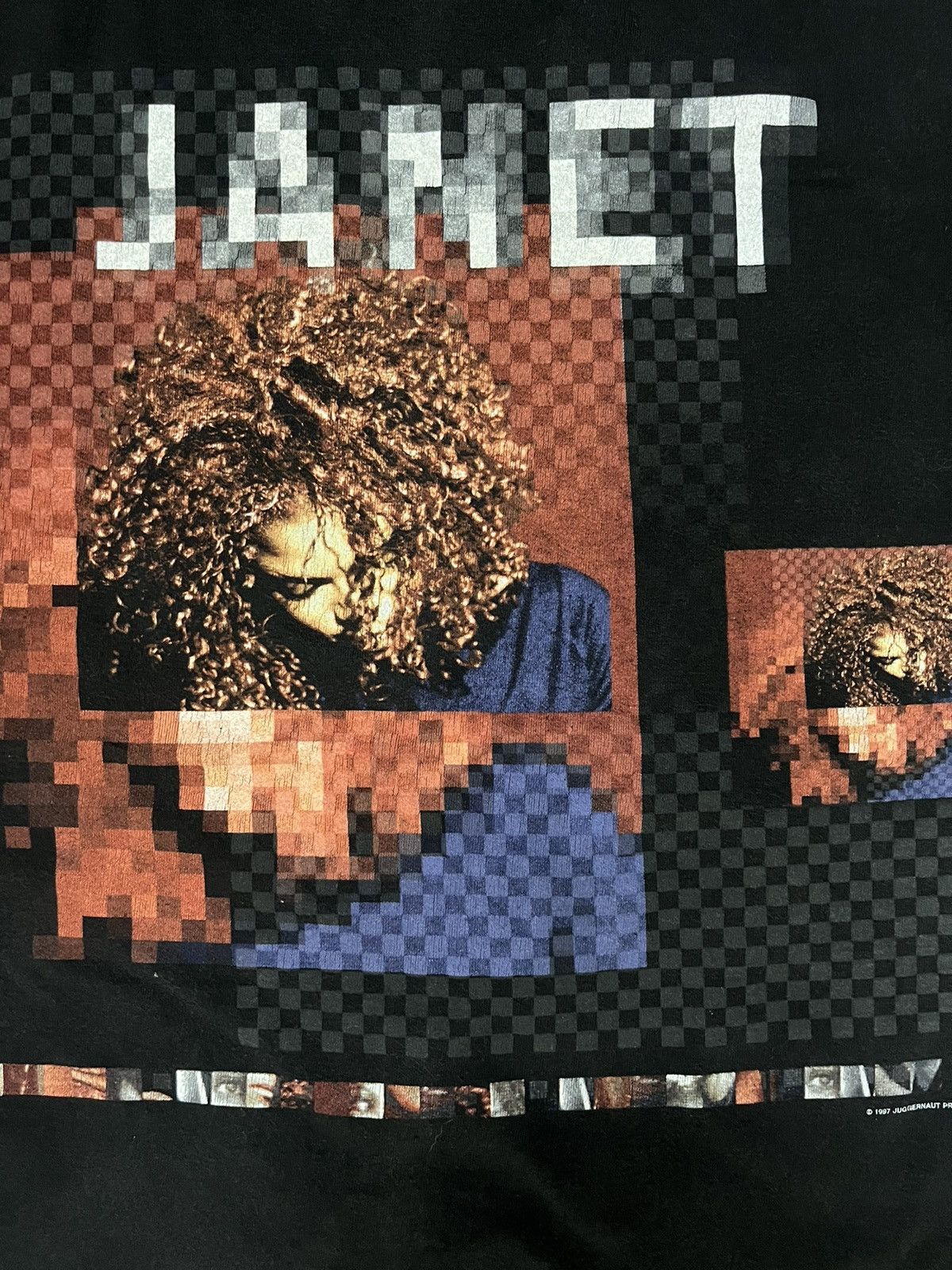 Band Tees × Vintage Vintag Janet Jackson 90s t shirt Size US XL / EU 56 / 4 - 2 Thumbnail