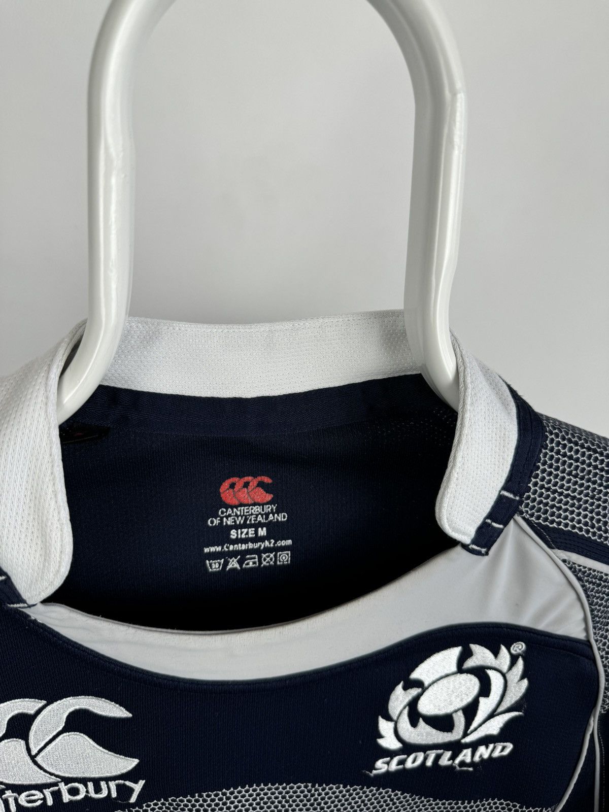 Canterbury of New Zealand Vintage 2007/2008 Canterbury Rugby Union Scotland Jersey Size US M / EU 48-50 / 2 - 4 Thumbnail