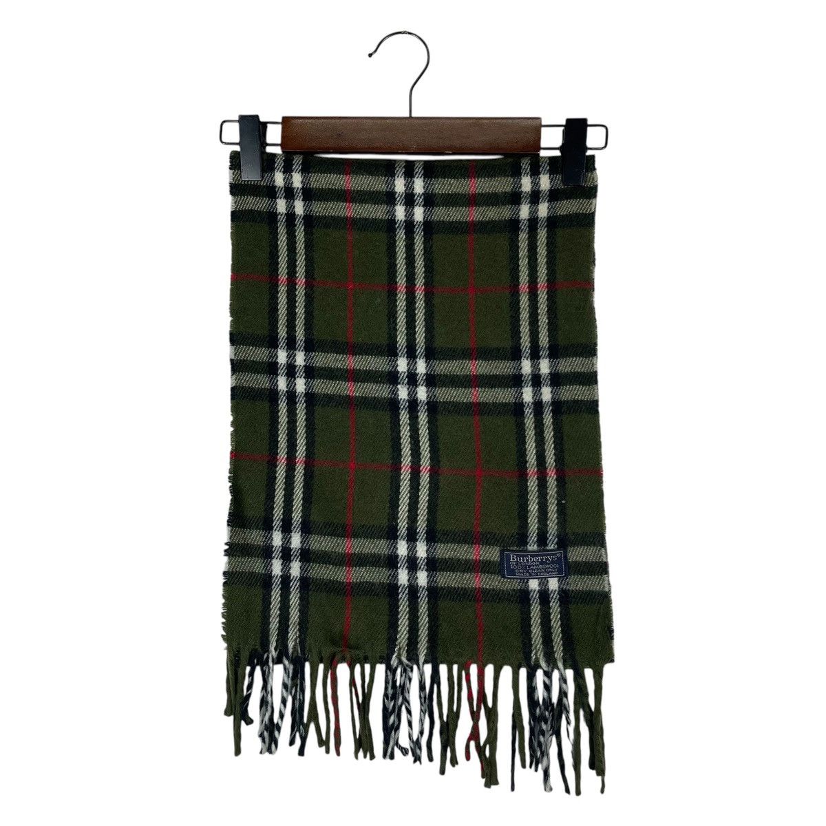 Burberry × Vintage Vintage Burberry Light Scarf Muffler Lambswool Size ONE SIZE - 3 Thumbnail