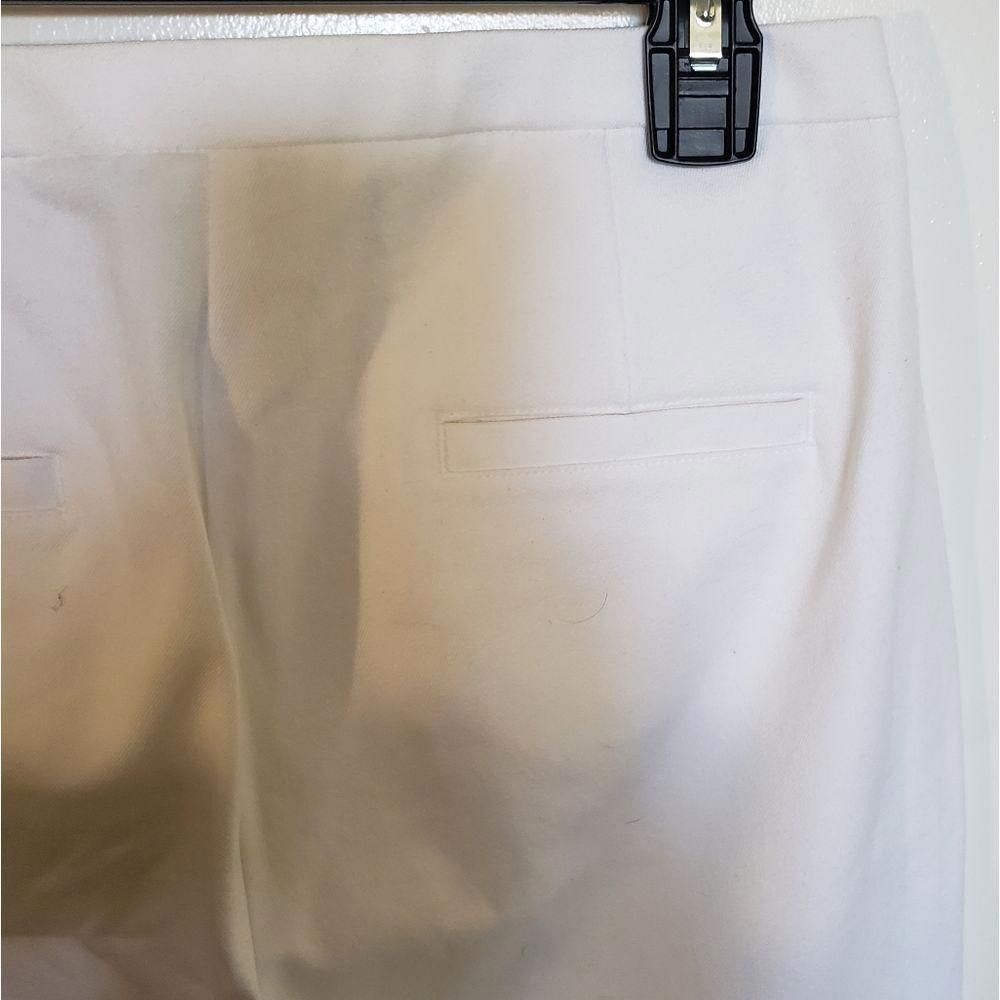 Chicos CT1056a Chico’s White Cuffed Ankle Jeans Size 0 Size 25" / US 0 / IT 36 - 3 Thumbnail