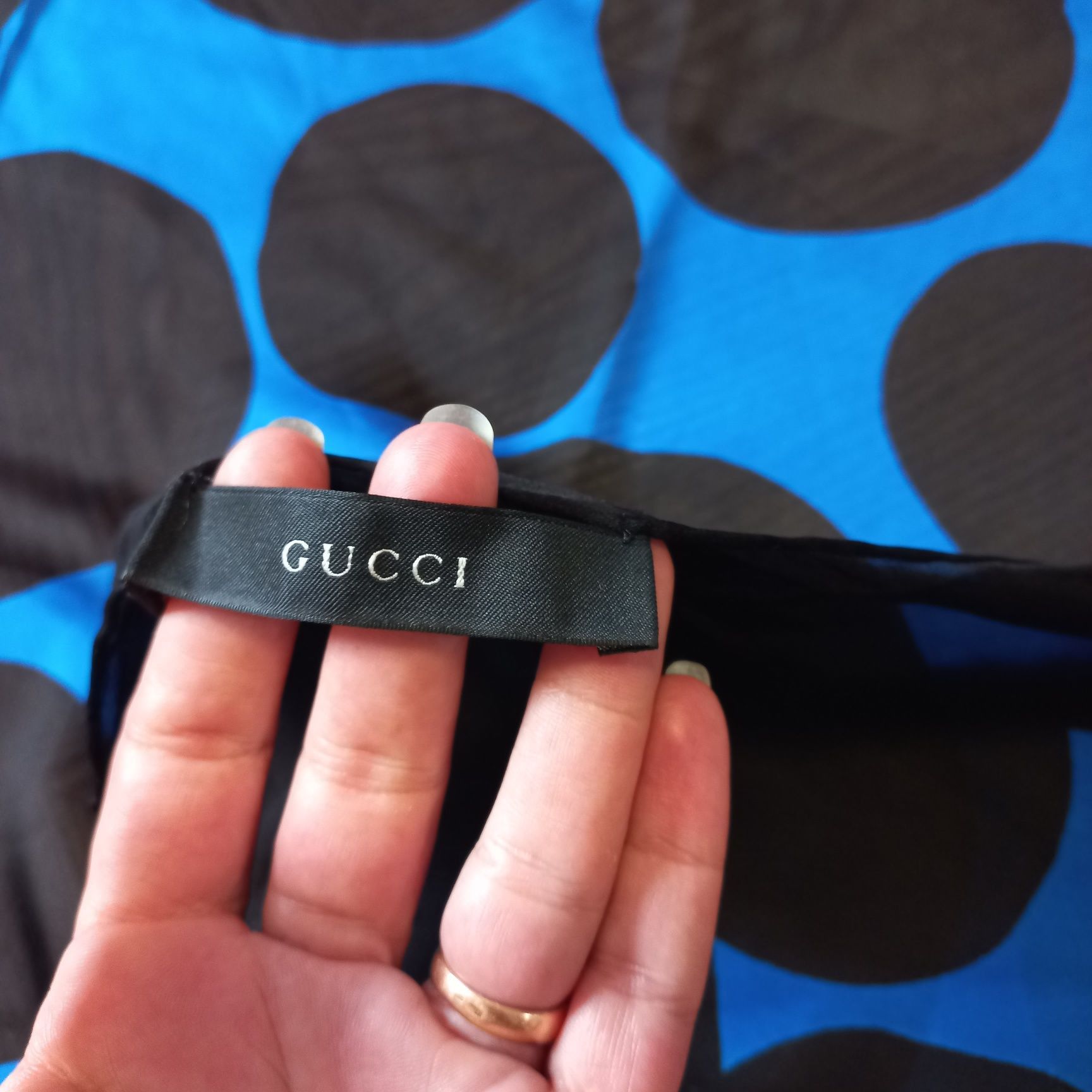 Gucci Gucci Vintage Silk Scarf Size ONE SIZE - 4 Thumbnail