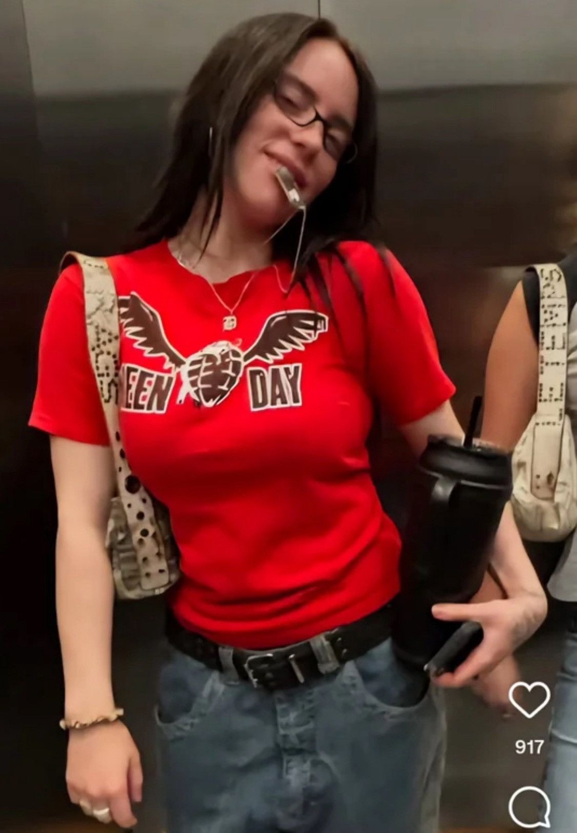 Affliction 💀 Billie Eilish vibe Vintage 2000s Band Green Day tee Y2K Size M / US 6-8 / IT 42-44 - 1 Thumbnail