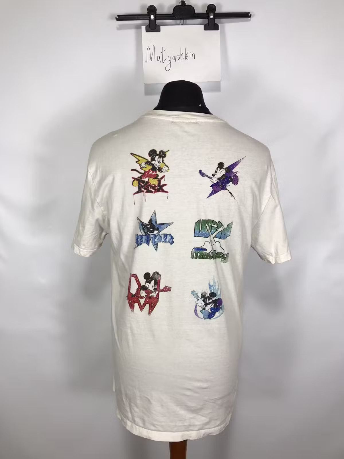 Band Tees × Mickey Mouse Mickey Mouse rock t-shirt size L Size US L / EU 52-54 / 3 - 2 Thumbnail