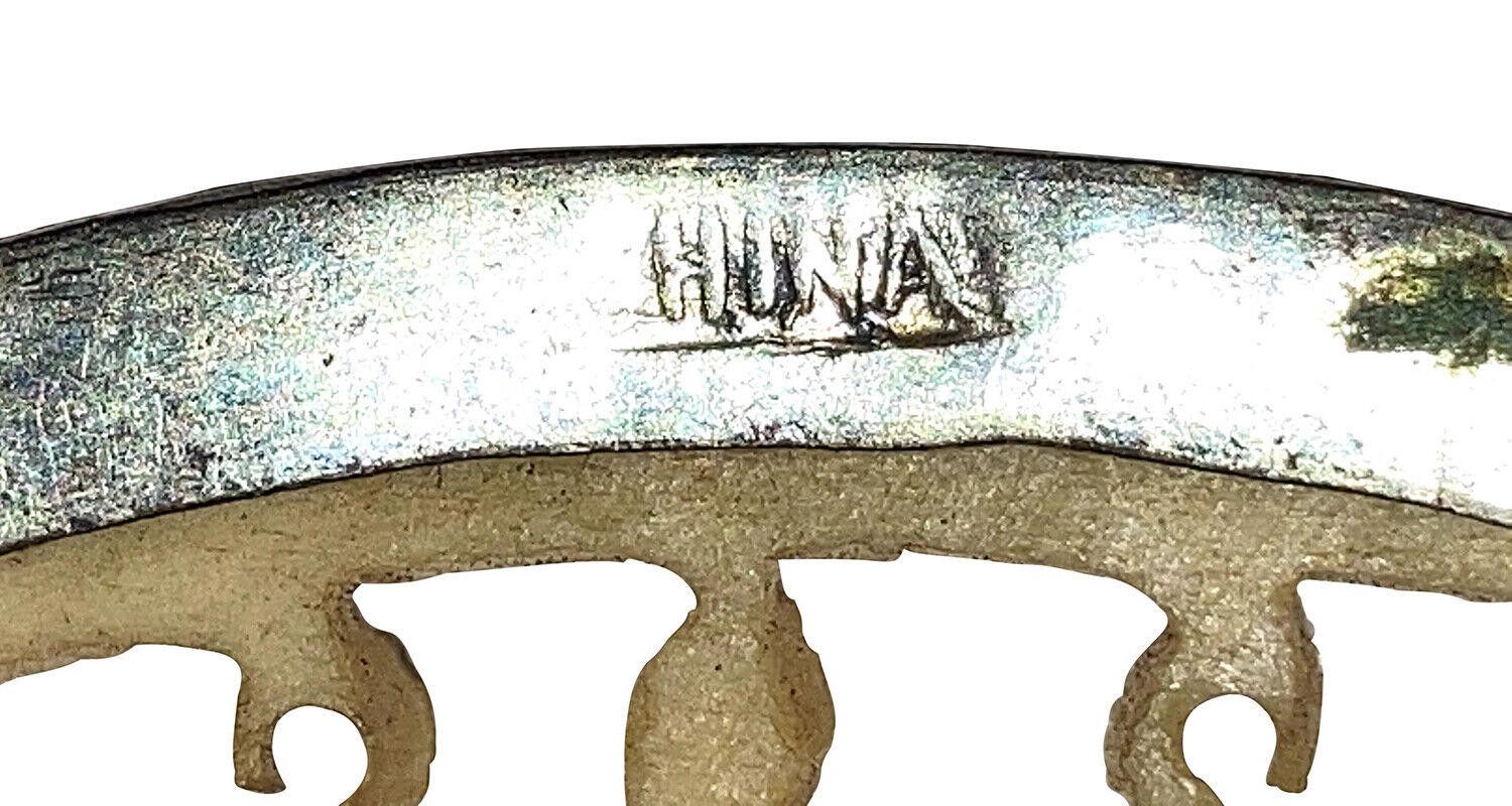 Designer Chinese Carved Floral Cut Out Bovine Bone Pin Pot Metal Size ONE SIZE - 4 Thumbnail