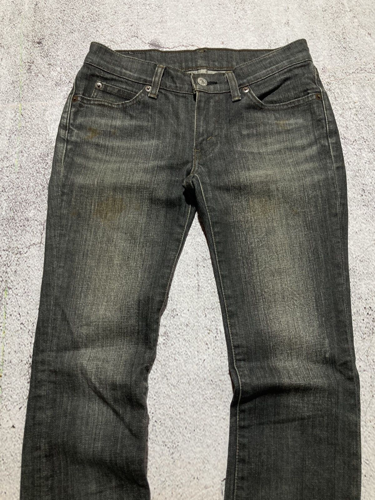 Levi's Vintage Clothing 1990s Vintage Levis Clawmark Denim Pants Hedi Slimane Style Size US 27 - 2 Thumbnail