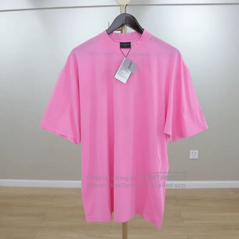 Balenciaga Balenciaga Letter Printed Crew Neck Five-Sixth Sleeve T-Sh Size US XS / EU 42 / 0 - 1 Thumbnail
