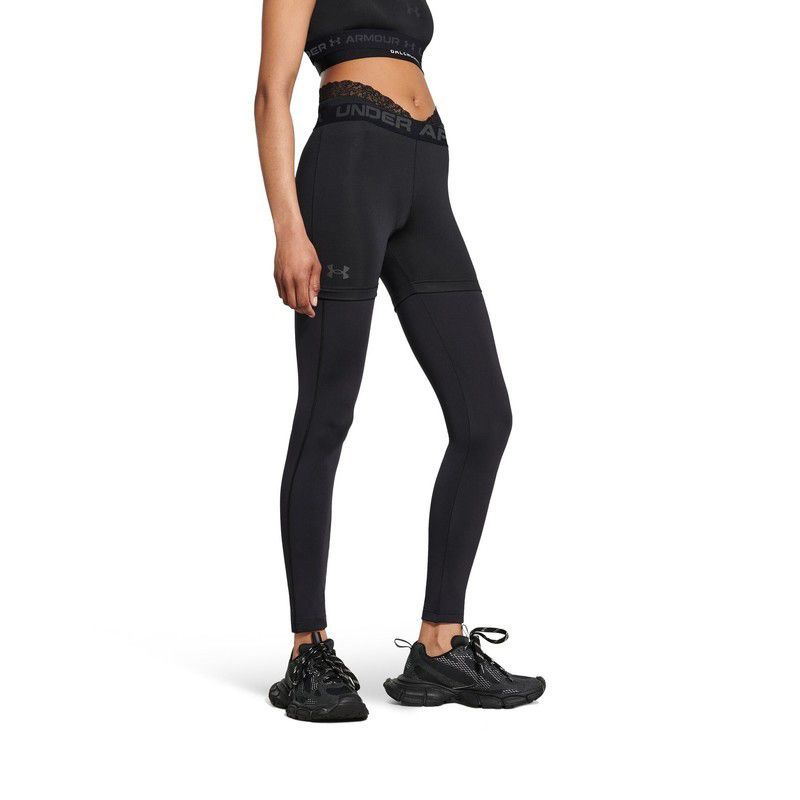 Balenciaga × Under Armour o1w1db10725 Under Armour® Layered Leggings in Black Size 28" / US 6 / IT 42 - 3 Thumbnail