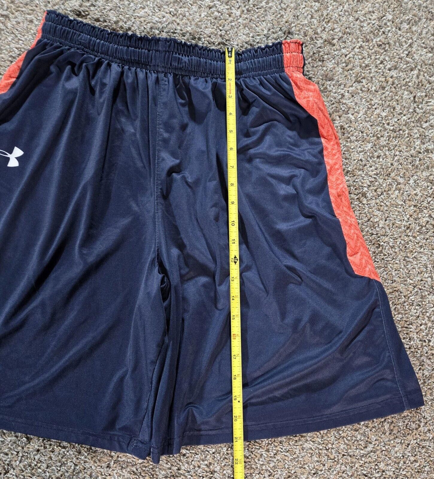 Under Armour Blue, Orange And White Under Armour Shorts With Pockets L Size US 34 / EU 50 - 2 Thumbnail