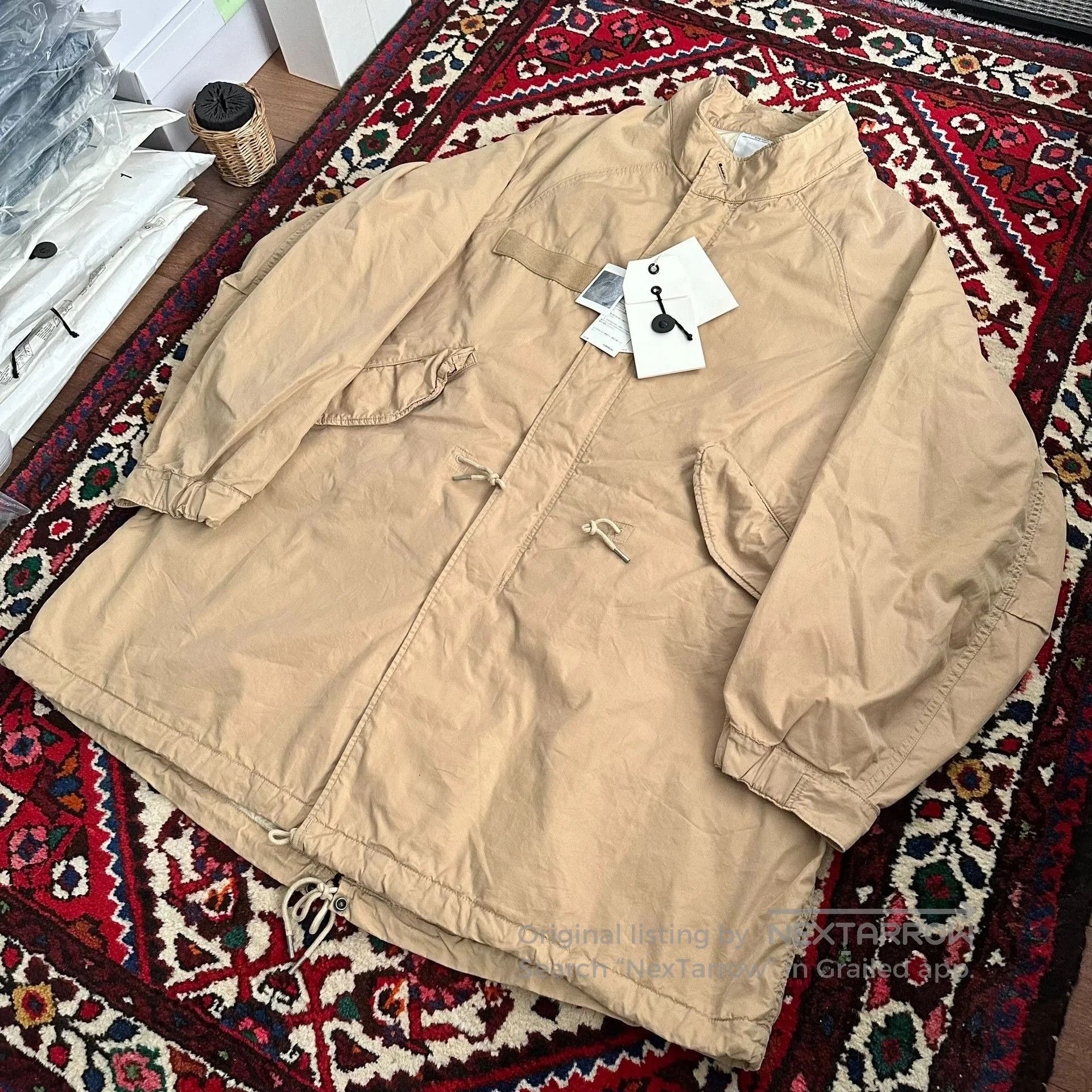 Visvim visvim m65 coat in beige color. Size US M / EU 48-50 / 2 - 2 Thumbnail