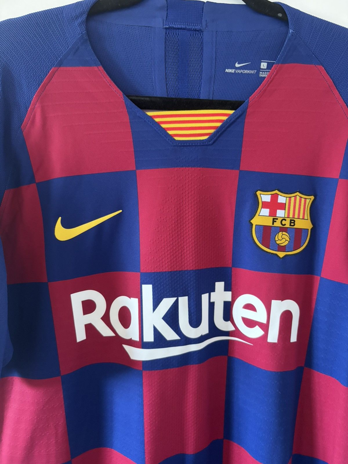 Barcelona nike 2019/2020 domowa Vidal wersja meczowa — zdjęcie 5