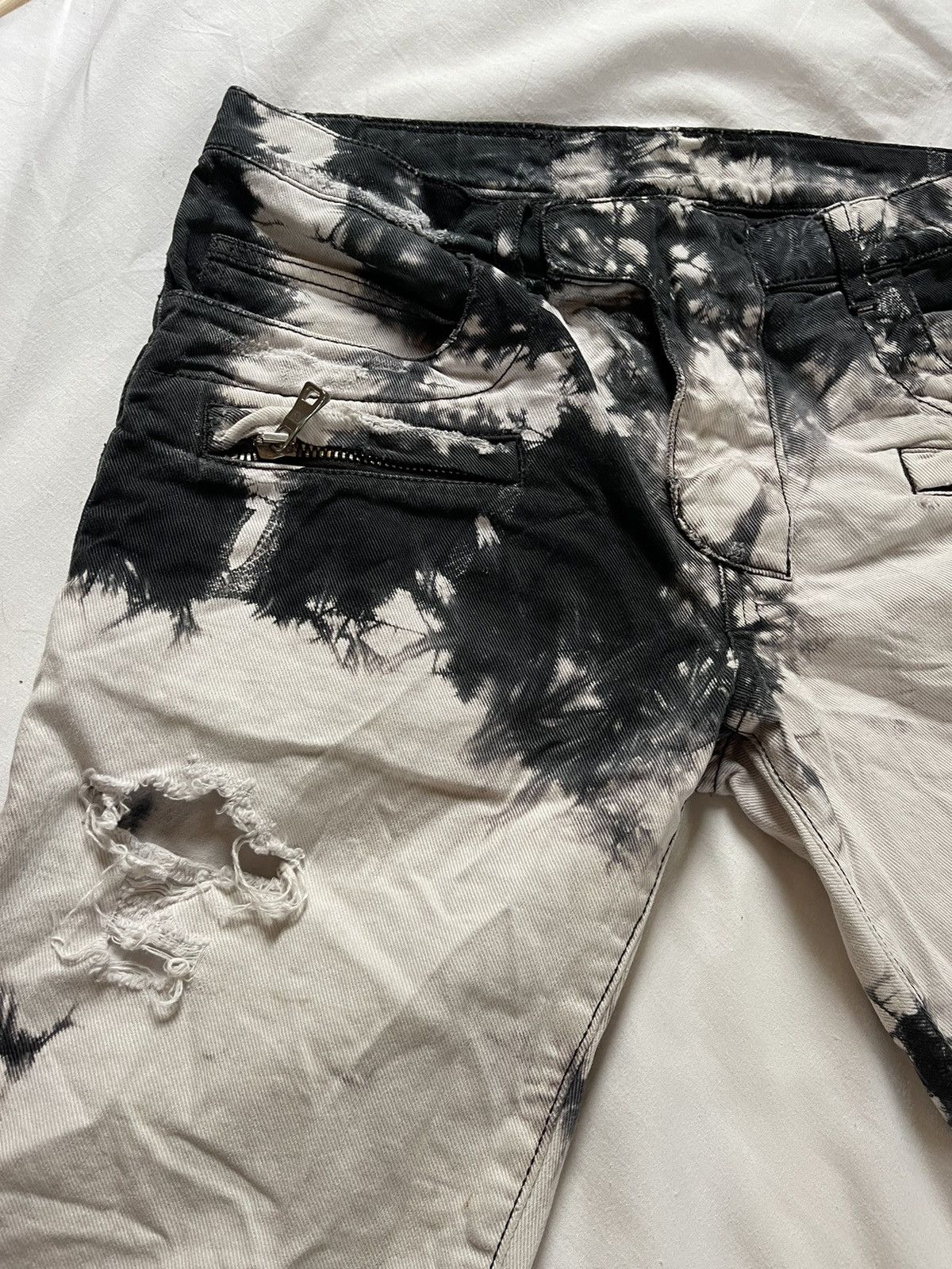 Balmain Balmain Paris tie dye biker shorts Size US 31 - 18 Thumbnail