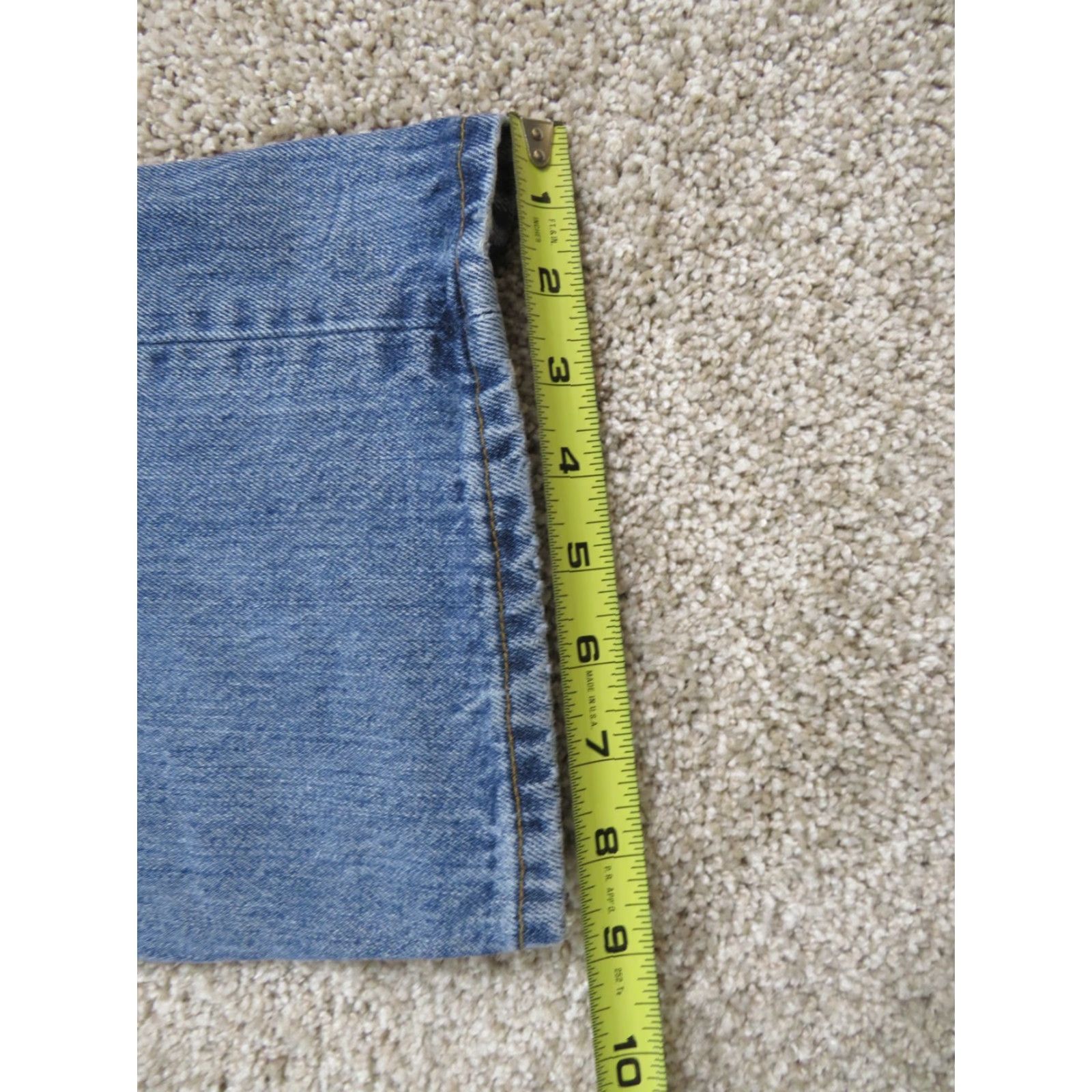 Levi's VINTAGE Levi's 501 Jeans Straight Leg Button Fly Blue 35X30 Men Adults Regular 30 Red Tab 90s USA Size US 35 - 2 Thumbnail