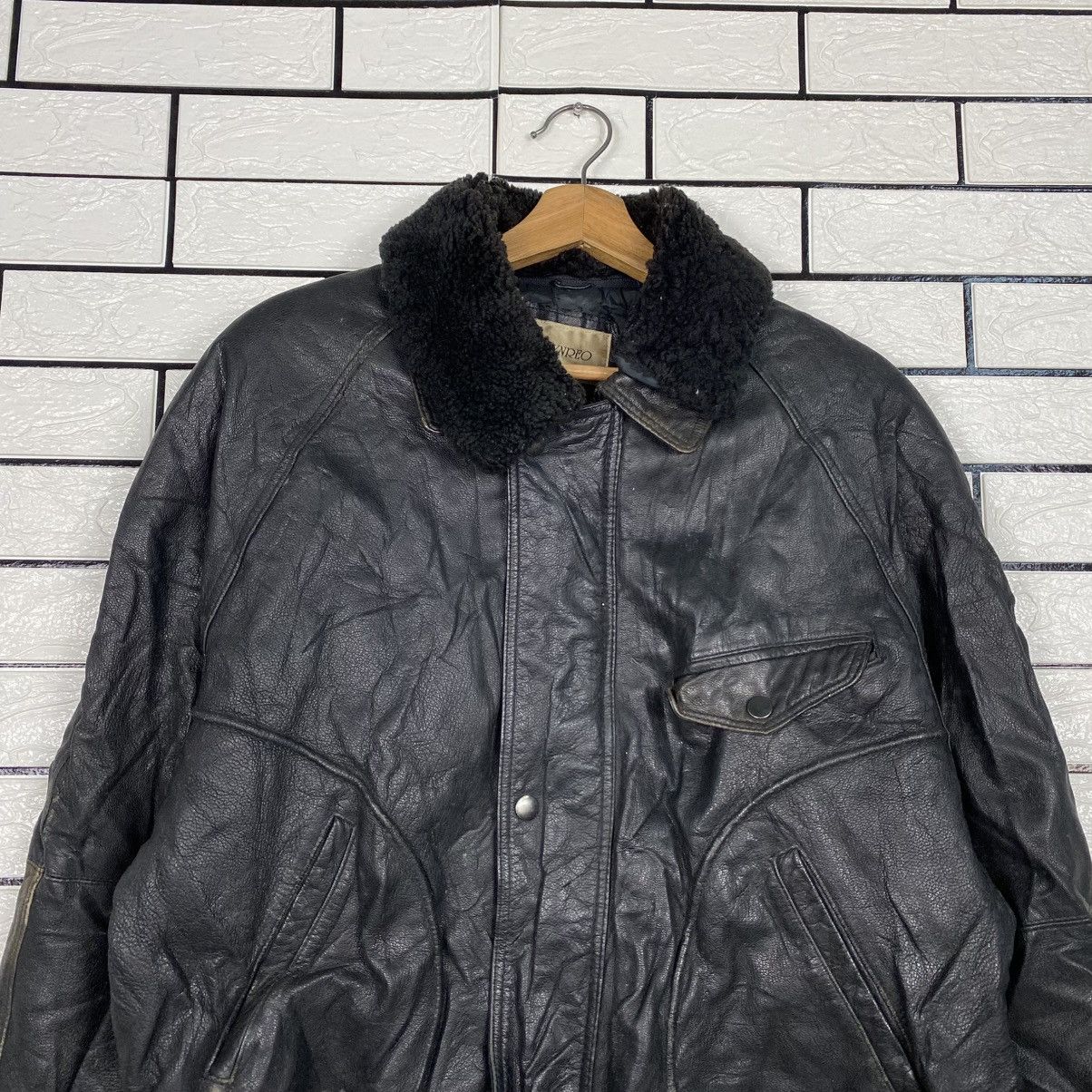 Japanese Brand 📌Vintage Fly Leather Jacket Blanket Gynreo Issey Miyake Size US M / EU 48-50 / 2 - 4 Thumbnail