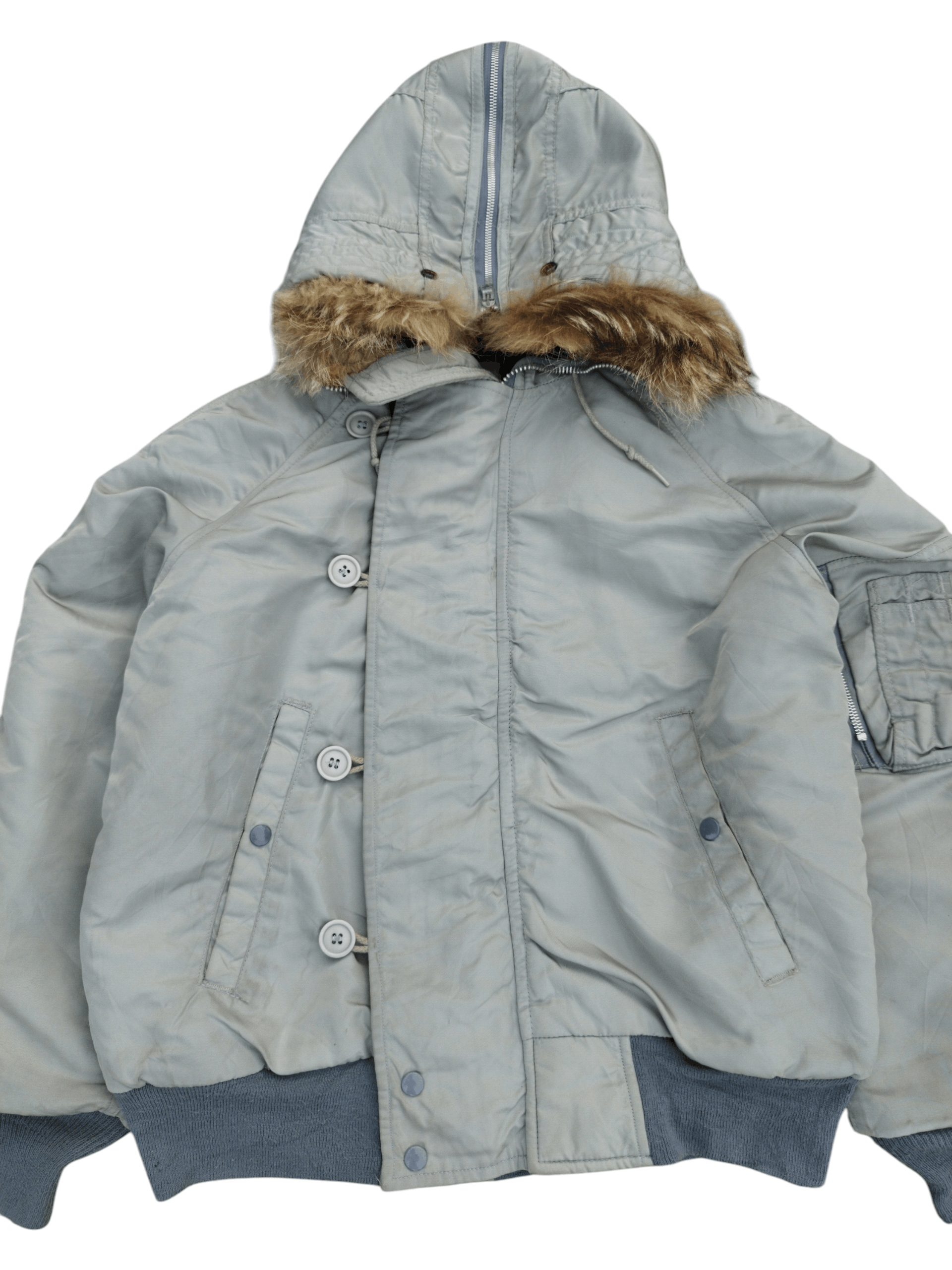 Alpha Industries Patriot type N-2B attaced hood bomber Size US S / EU 44-46 / 1 - 2 Thumbnail