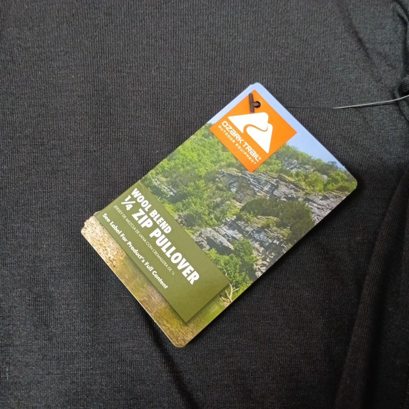 Other Ozark Trail Men's 1/4 Zip Size L (42/44) Black Wool Blend Size US L / EU 52-54 / 3 - 4 Thumbnail