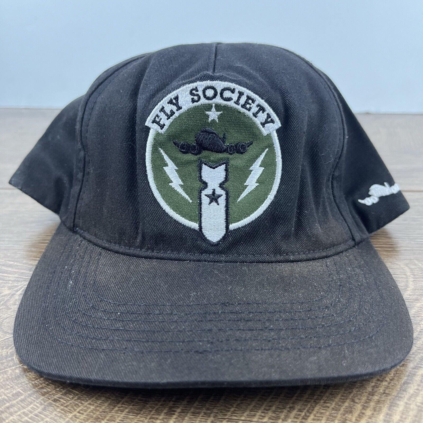Other Fly Society Hat Black Cap Hat Adjustable Hat Black Adult Hat Size ONE SIZE - 2 Thumbnail