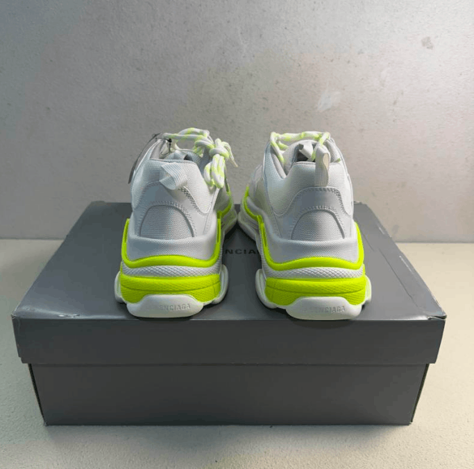 Balenciaga Balenciaga low-top dad shoes men's fluorescent yellow Size US 9 / EU 42 - 4 Thumbnail