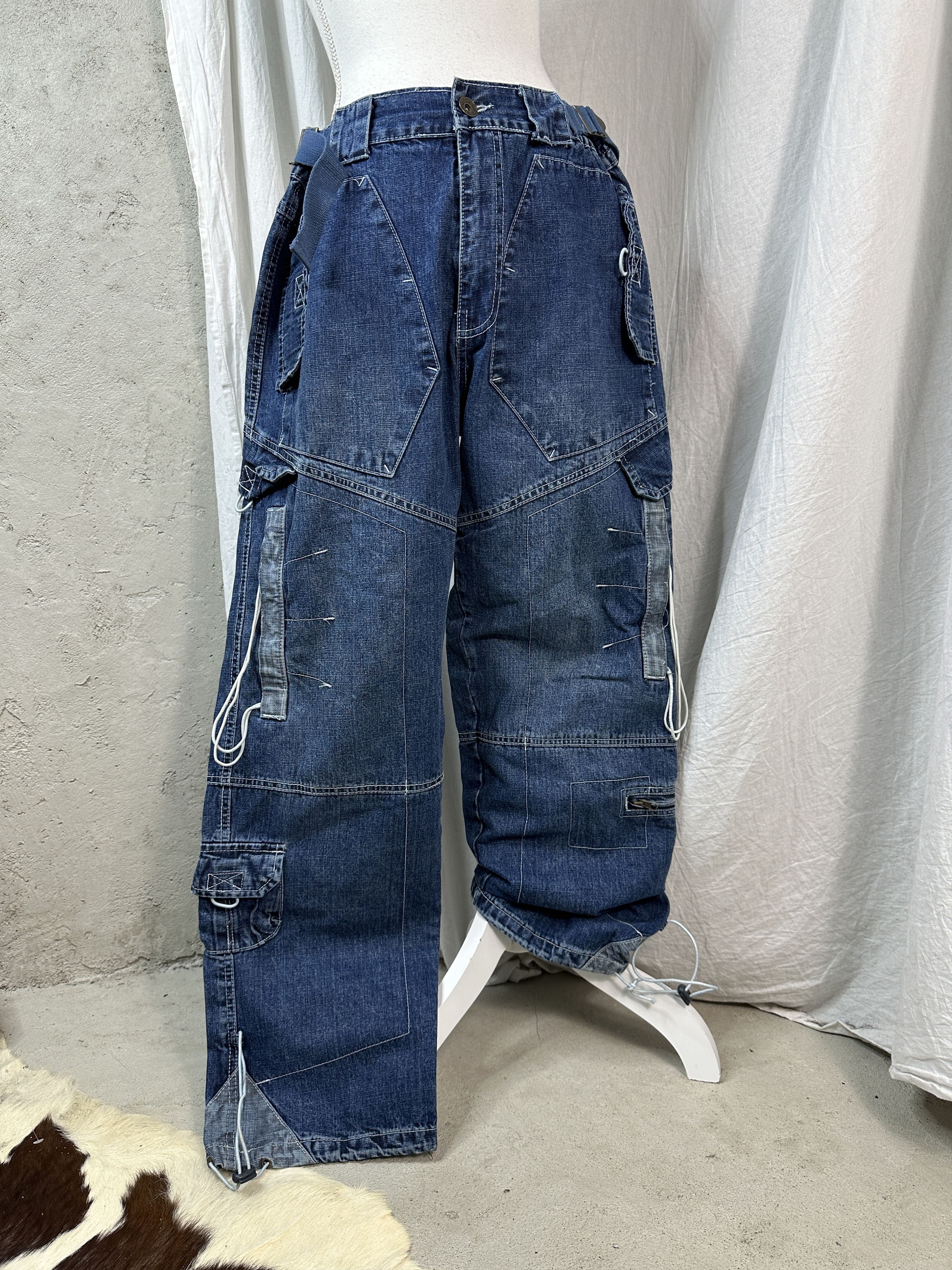 Vintage Vintage Wide Leg Hip-Hop Y2K Jeans Size US 36 / EU 52 - 7 Thumbnail