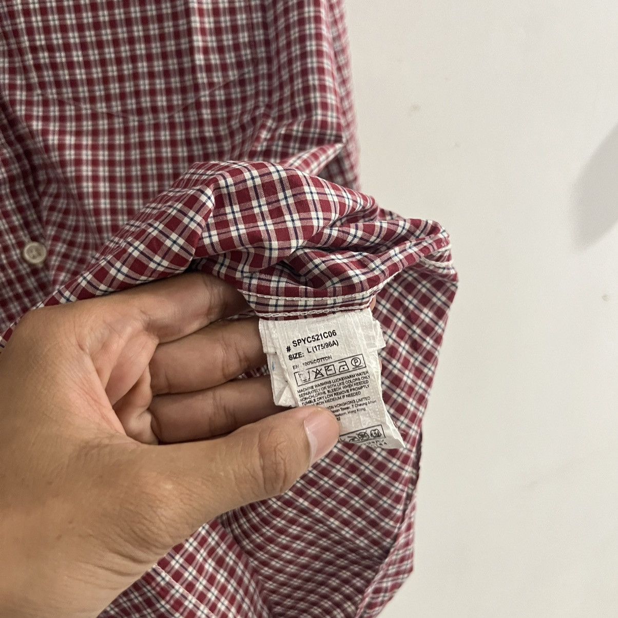 Japanese Brand spao - plaid ls button up shirt Size US L / EU 52-54 / 3 - 6 Thumbnail