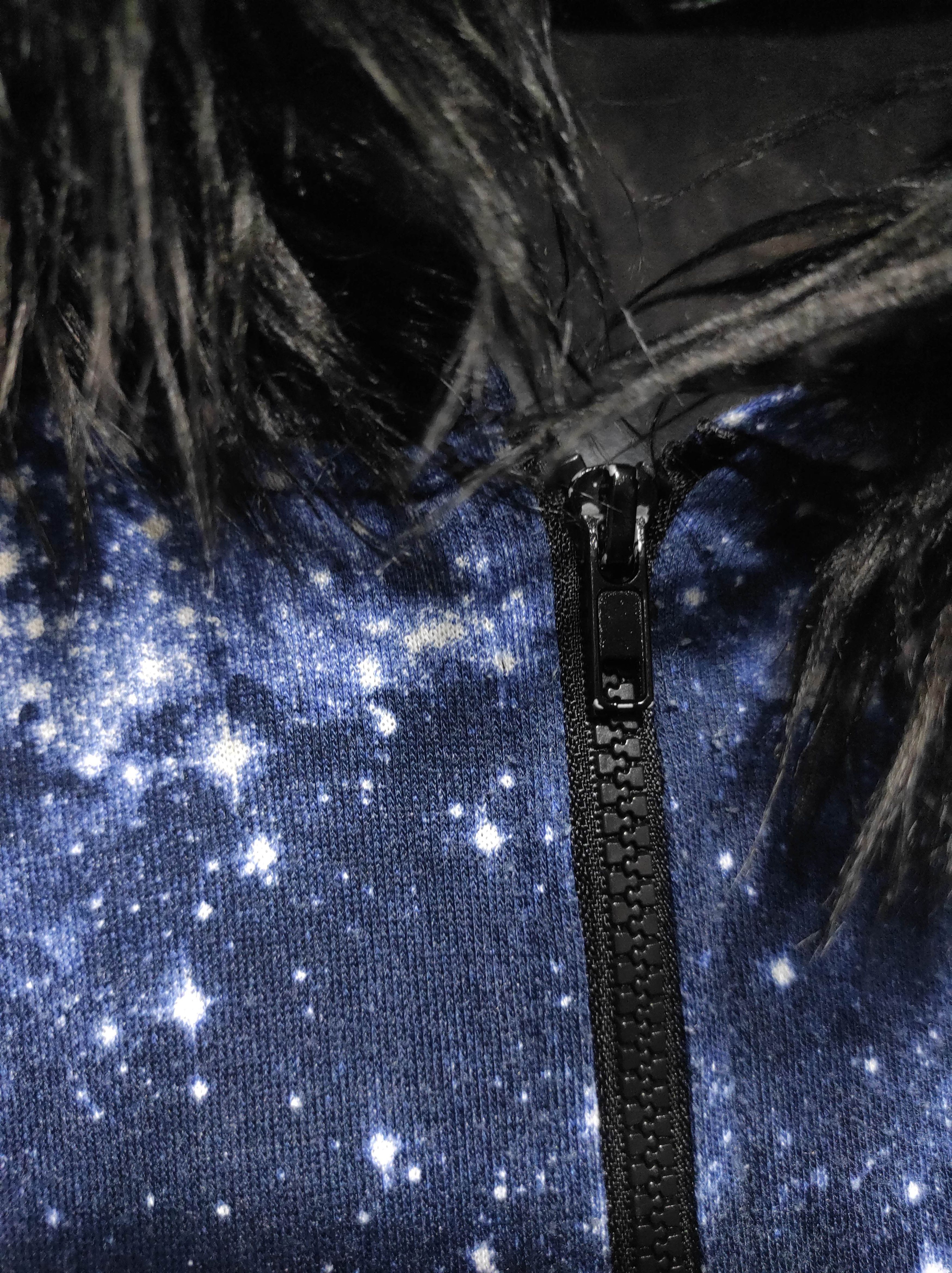 Japanese Brand Galyge Galaxy Zip Fur Hoodie LGB style Size US M / EU 48-50 / 2 - 9 Thumbnail