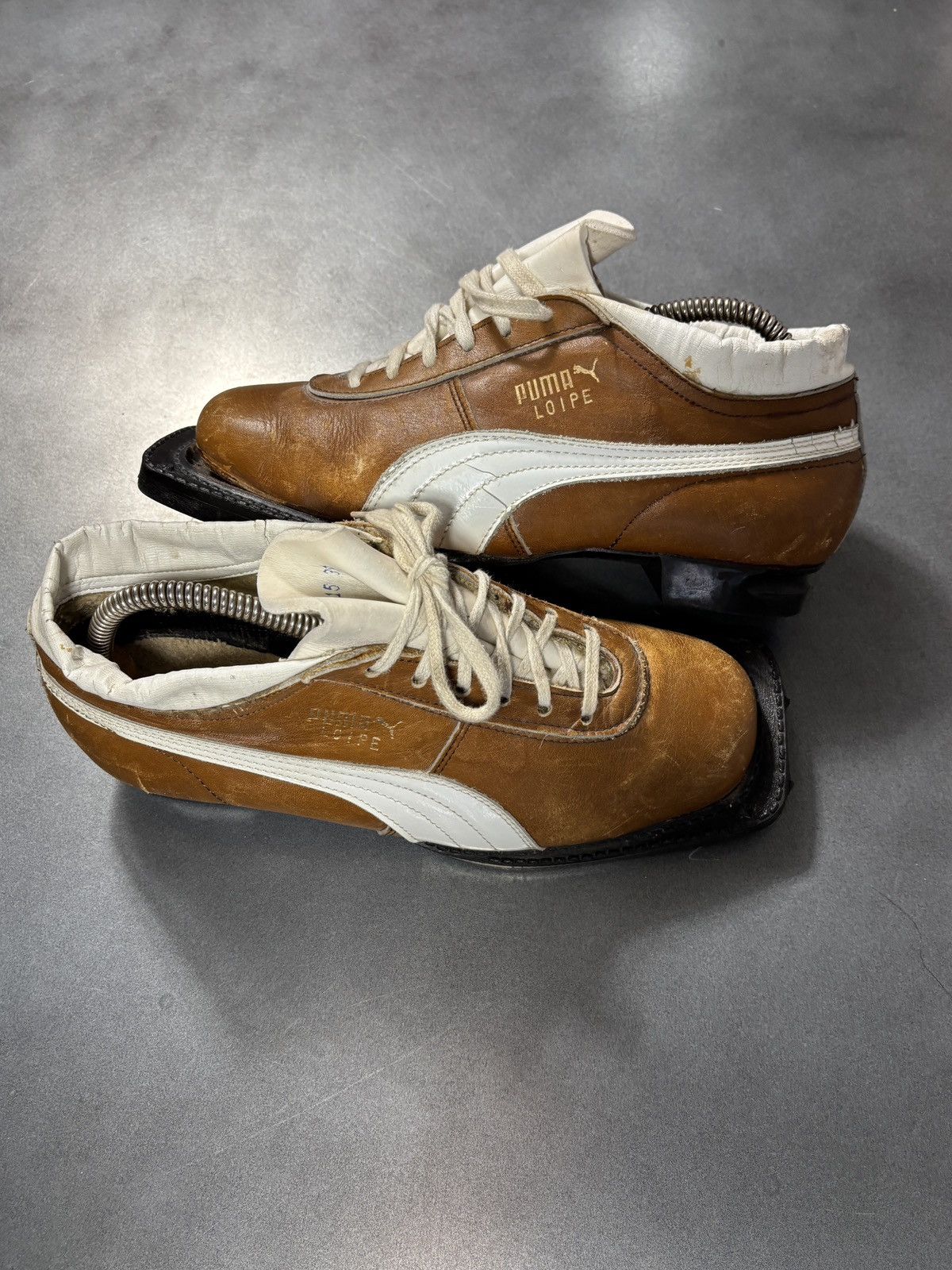 Puma 1970s Puma Loipe Boots Cross Country Ski Vintage Leather Size US 9 / IT 39 - 4 Thumbnail