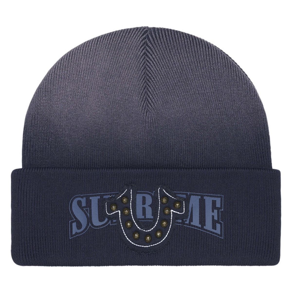 Supreme × True Religion Supreme x True Religion Beanie (FW25) – Navy Size ONE SIZE - 5 Thumbnail