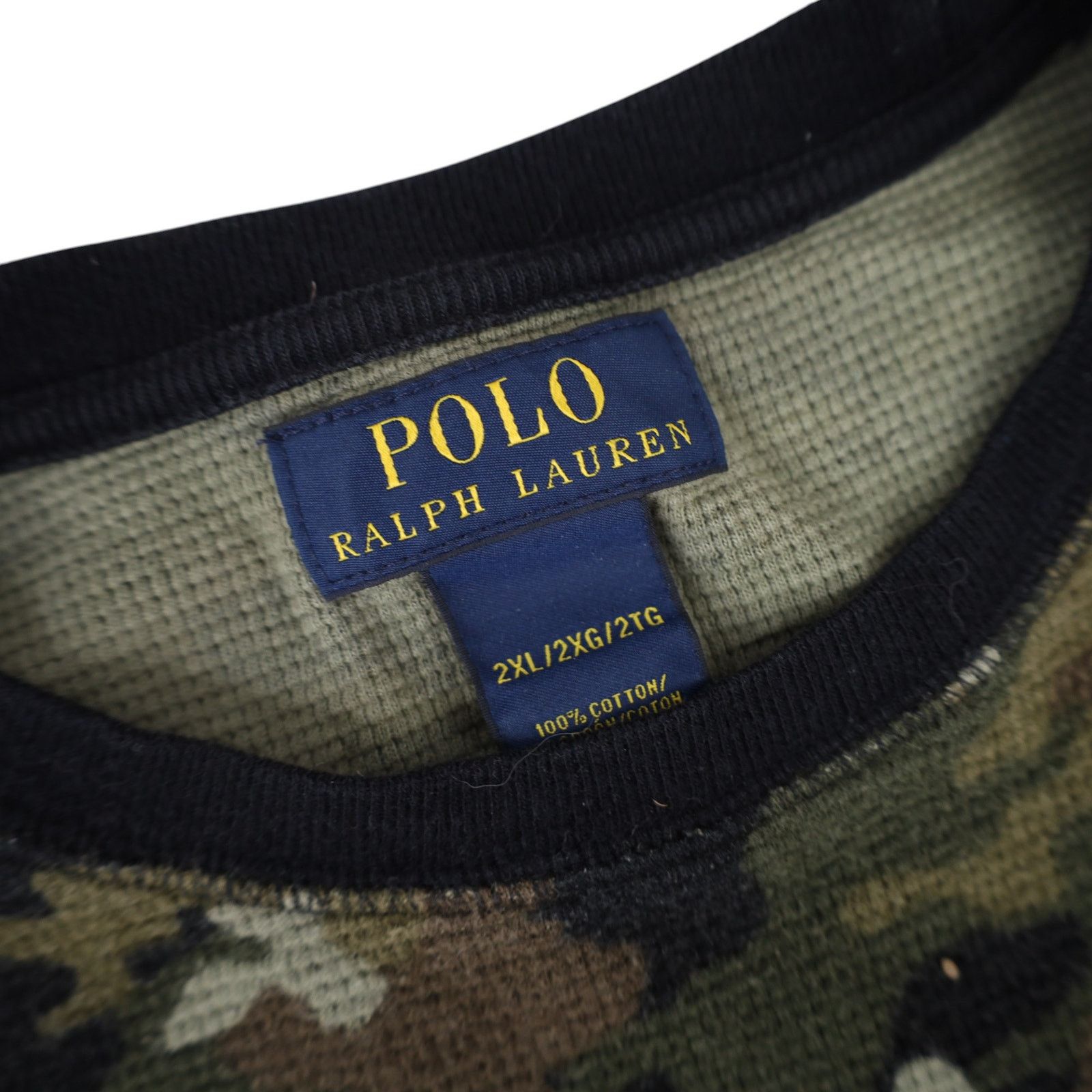 Polo Ralph Lauren Polo Ralph Lauren Camo Thermal Shirt Size US XXL / EU 58 / 5 - 5 Thumbnail