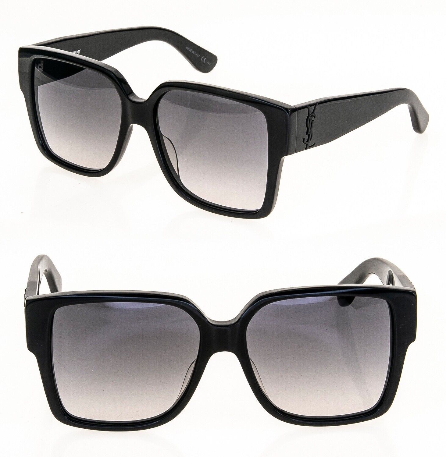 Yves Saint Laurent SAINT LAURENT M9 YSL Logo SLM9 002 Black Bold ...