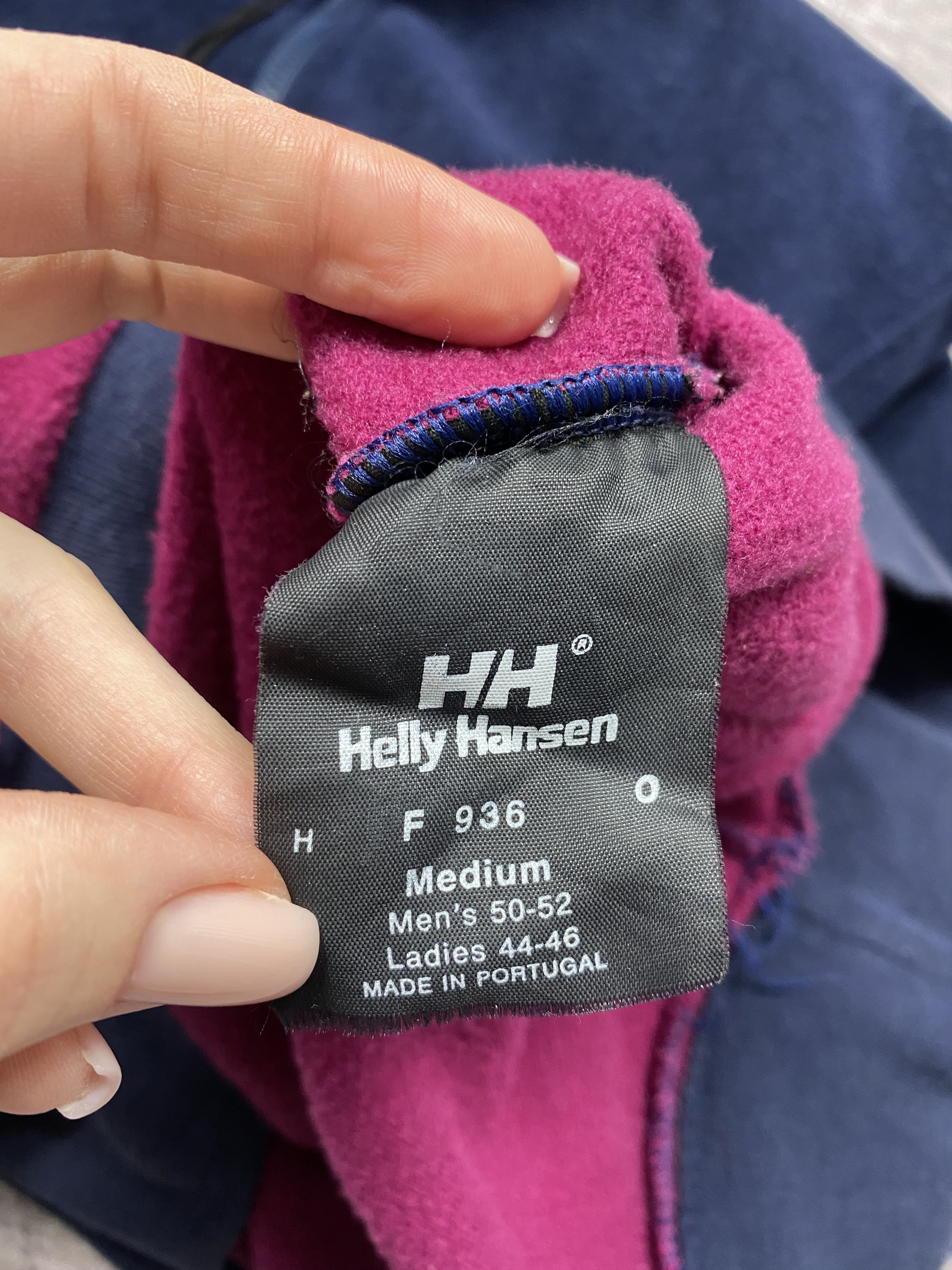 Helly Hansen × Vintage Helly Hansen 90s Vintage 1\4 Zip Fleece Hoodie Jacket Size US M / EU 48-50 / 2 - 8 Thumbnail