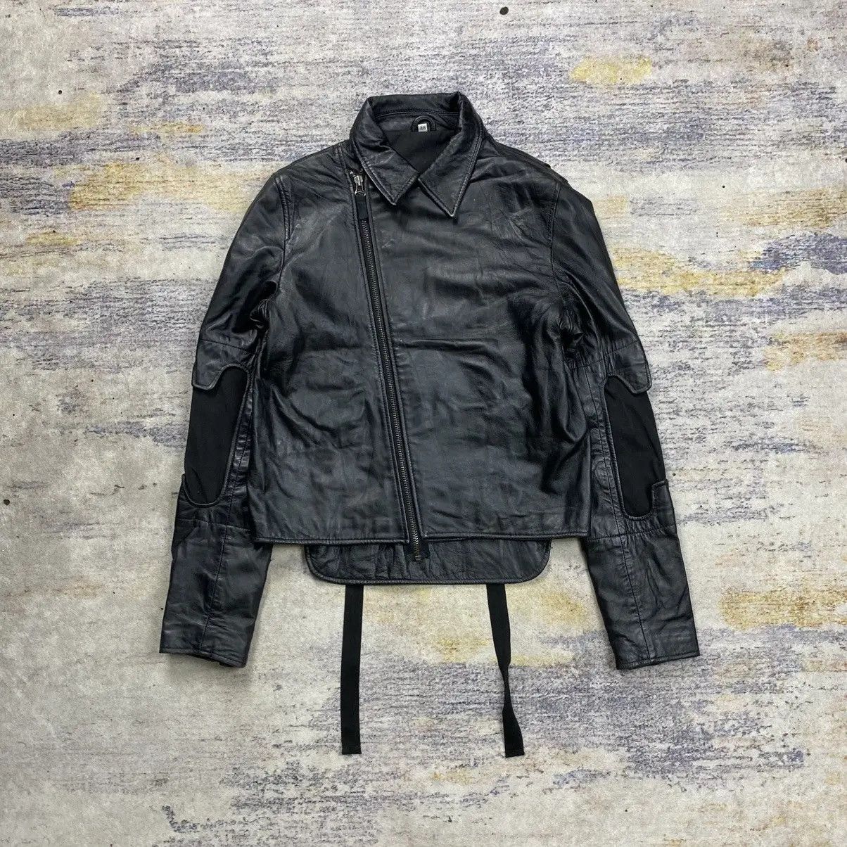 Helmut Lang Archive Bondage space Leather astro jacket Jürgen