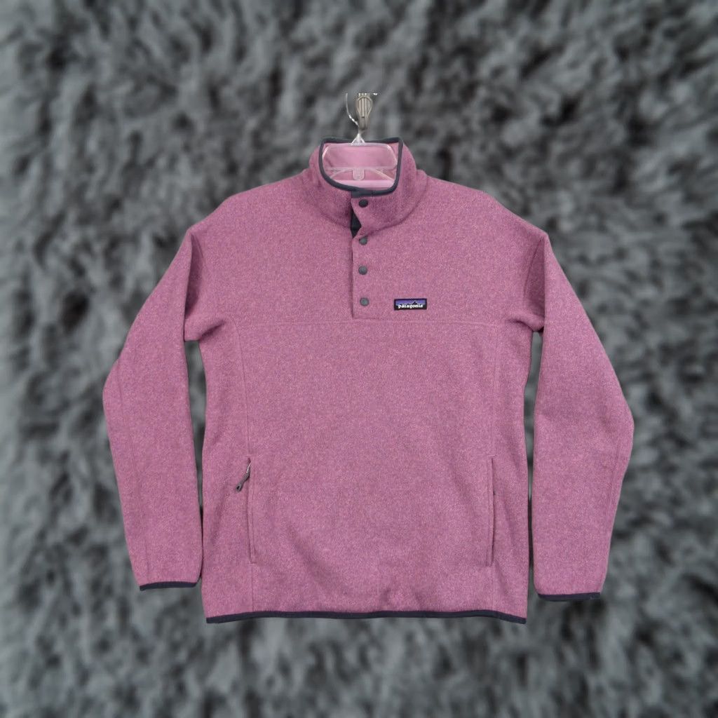 Patagonia Patagonia Better Sweater Womens Medium Purple Fleece Snap Mock Neck Pockets Size M / US 6-8 / IT 42-44 - 1 Thumbnail