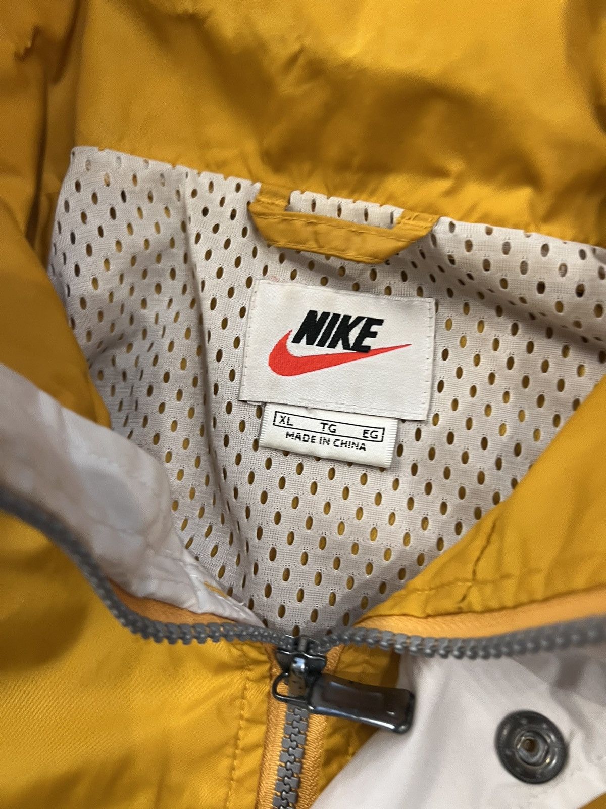 Nike × Vintage Vintage 90s Nike Pullover Anorak Windbreaker Jacket Size US XL / EU 56 / 4 - 4 Thumbnail