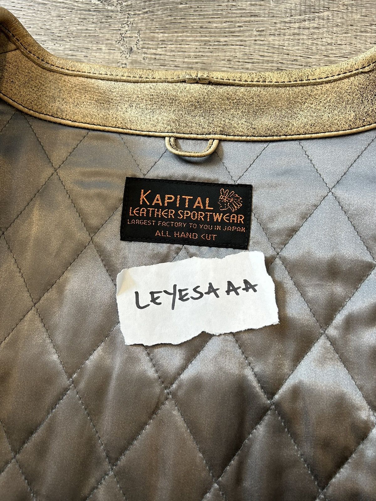 Kapital × Kapital Kountry Kapital Smiley rider leather jacket Size US L / EU 52-54 / 3 - 6 Thumbnail