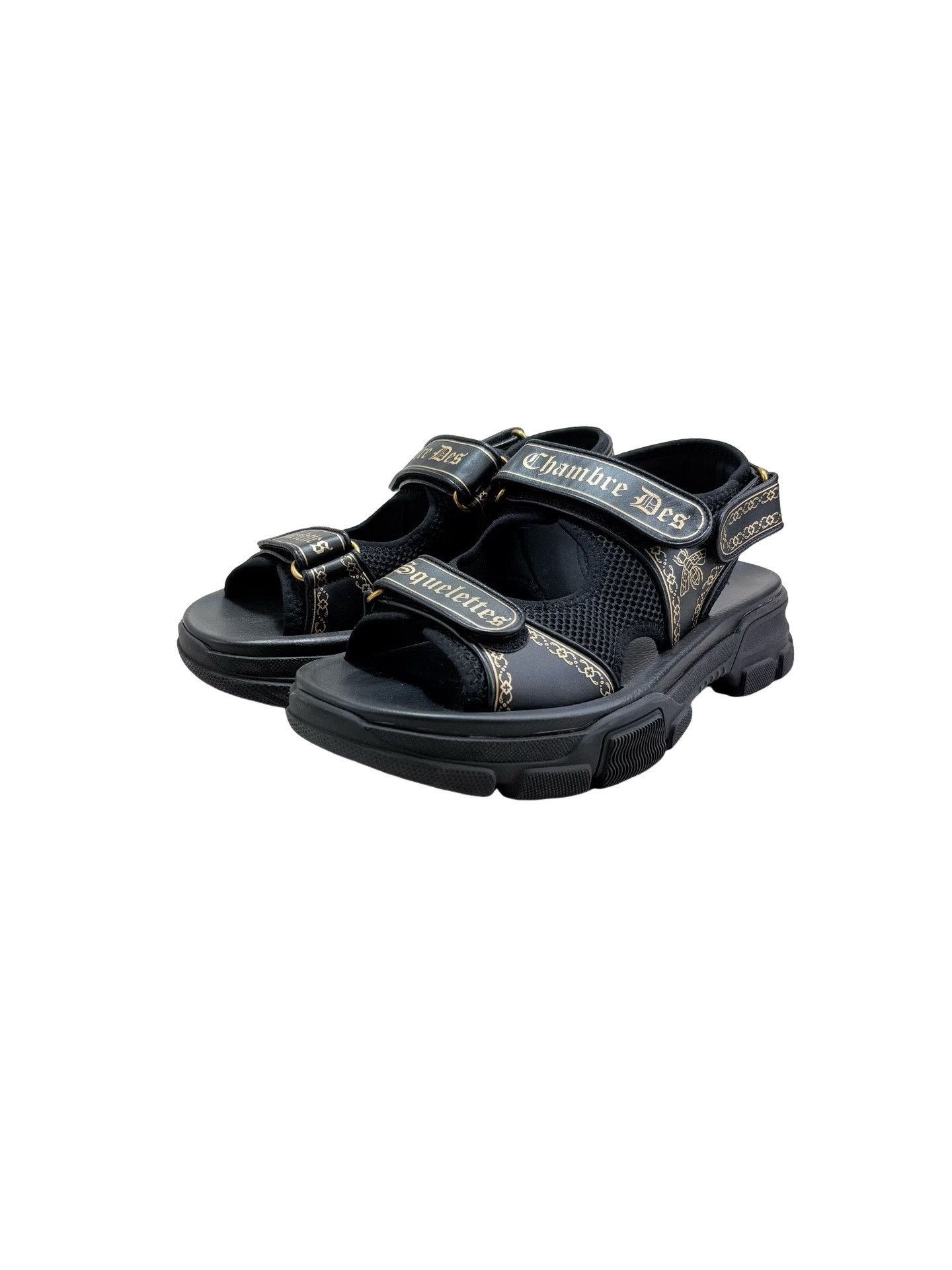 Gucci Gucci Chambre Des Squelettes Logo Sandals US 9 Size US 9 / EU 42 - 1 Thumbnail