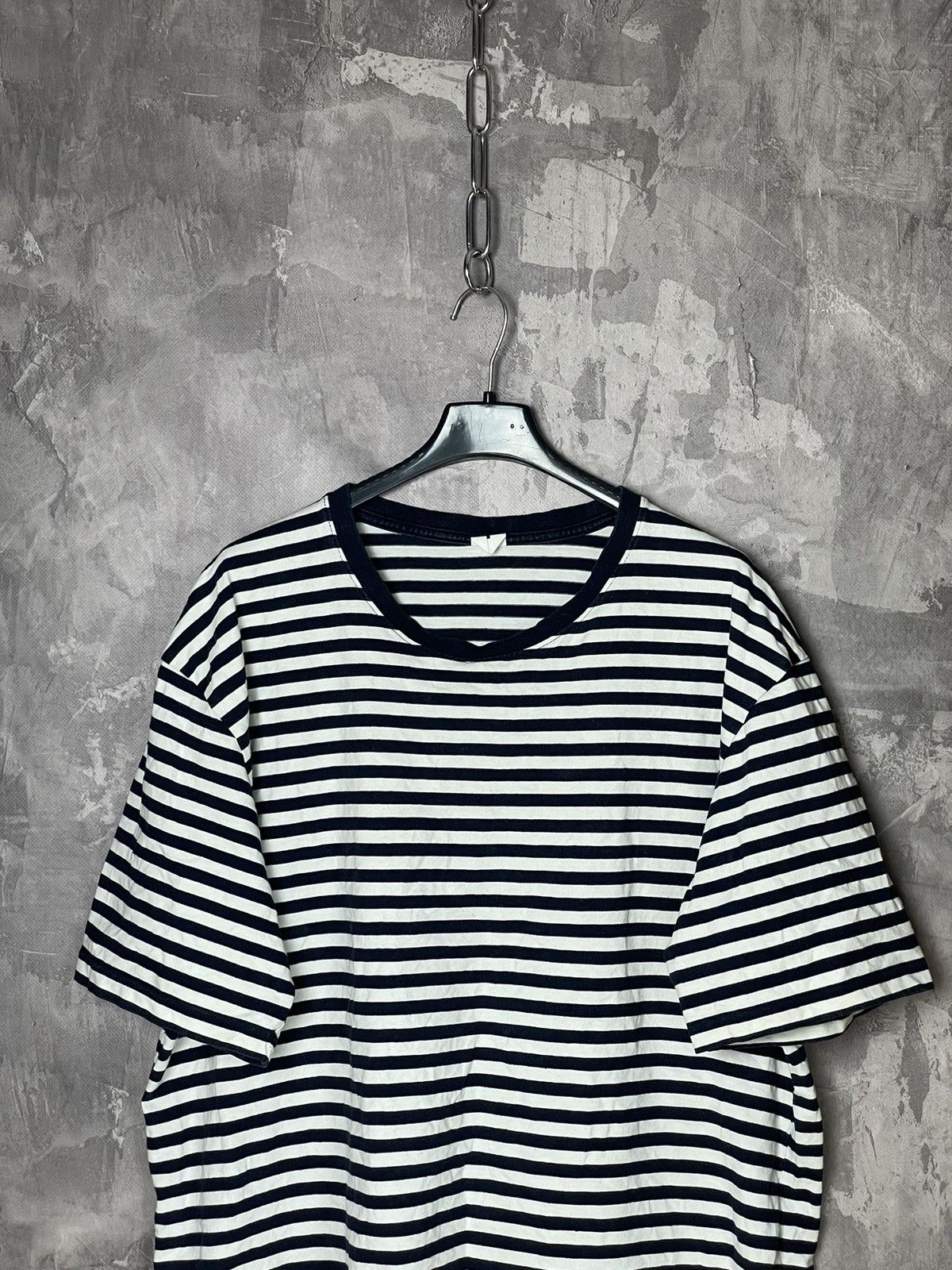 Arket × Hypebeast Arket Streetwear Black/White Striped cotton T-shirt Size US XL / EU 56 / 4 - 2 Thumbnail
