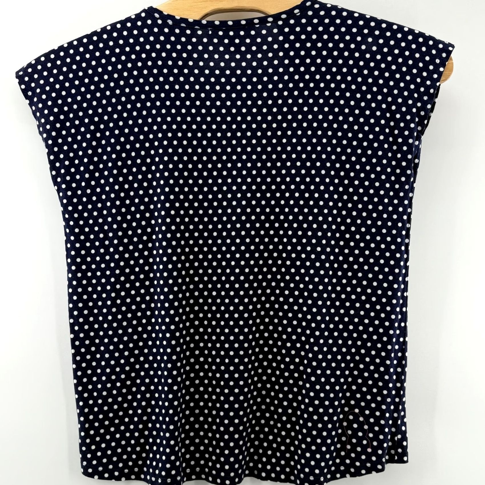 Michael Kors VINTAGE? Michael Kors Shirt Womens Large Polka Dot Sleeveless Blouse Casual Office Top Size L / US 10 / IT 46 - 2 Thumbnail