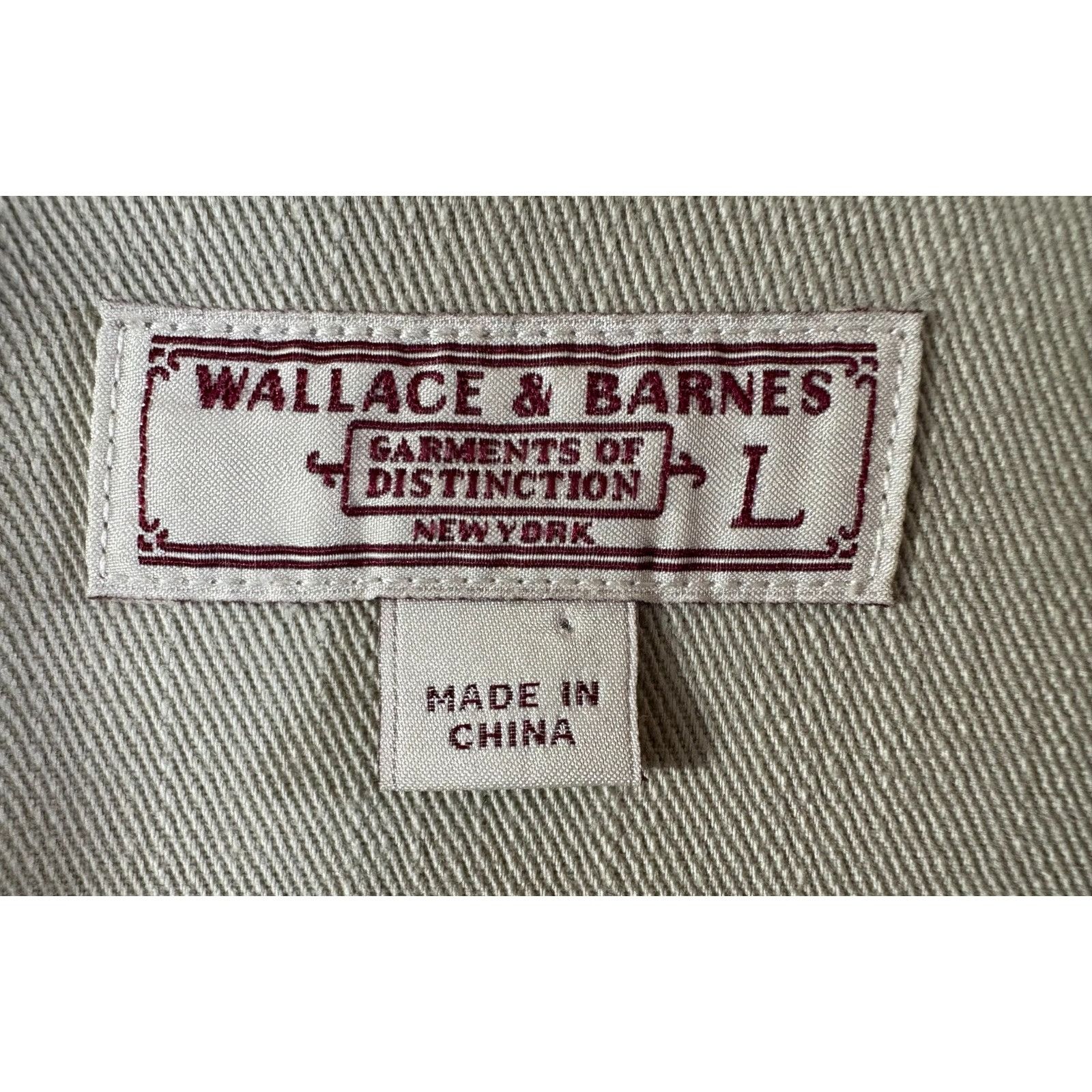 Wallace & Barnes Wallace & Barnes Military overShirt Jacket size large color Size US L / EU 52-54 / 3 - 2 Thumbnail
