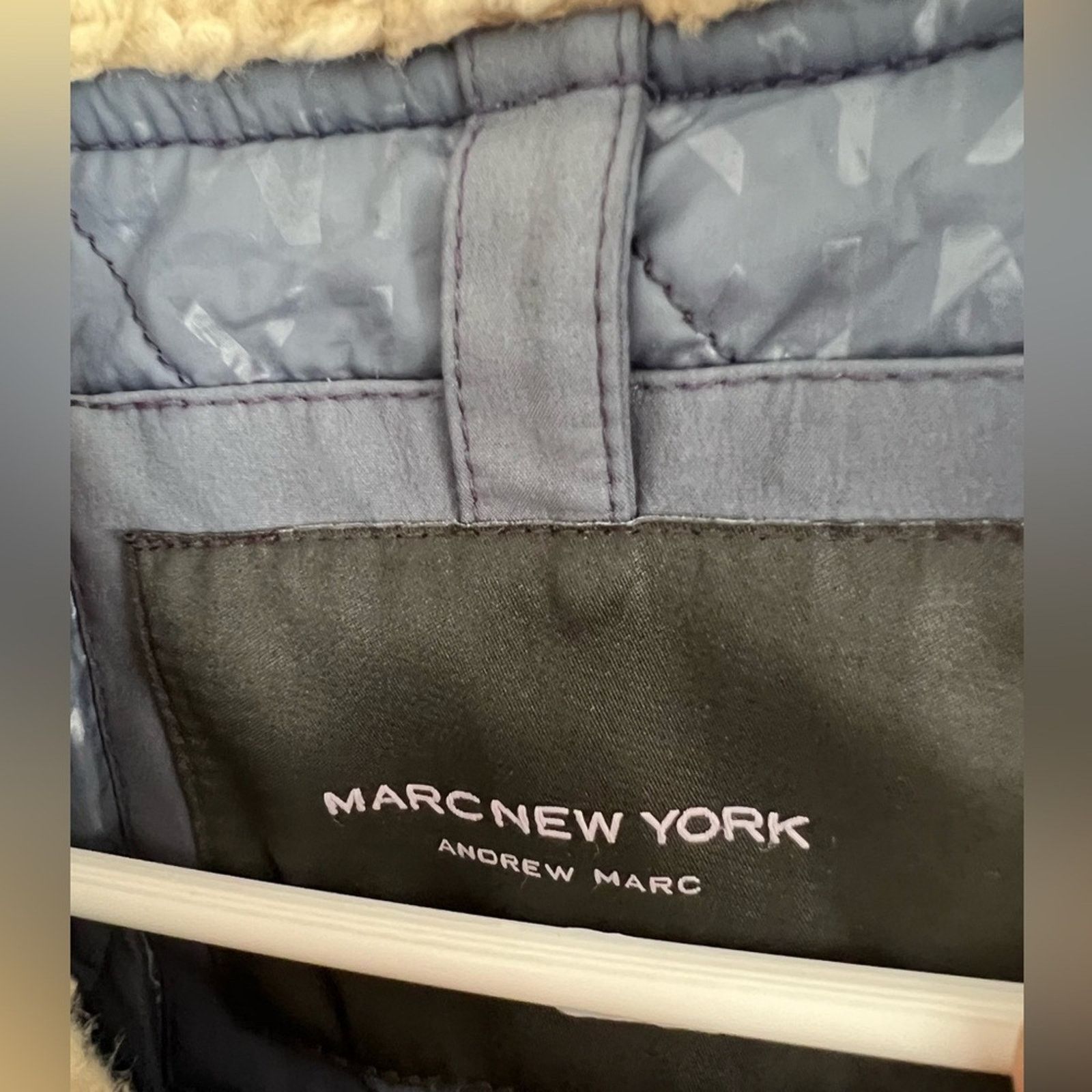 Andrew Marc Andrew Marc Yarmouth Micro Sheen Parka Jacket Sherpa LARGE Size US L / EU 52-54 / 3 - 8 Thumbnail