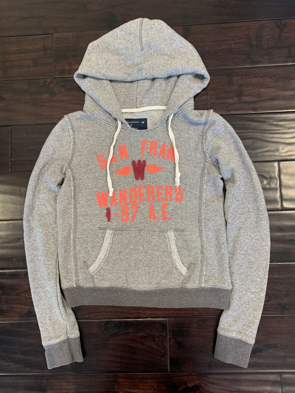 American Eagle Outfitters American Eagle Women’s Med Grey Hoodie San Fran Wonders Size XS / US 0-2 / IT 36-38 - 1 Thumbnail
