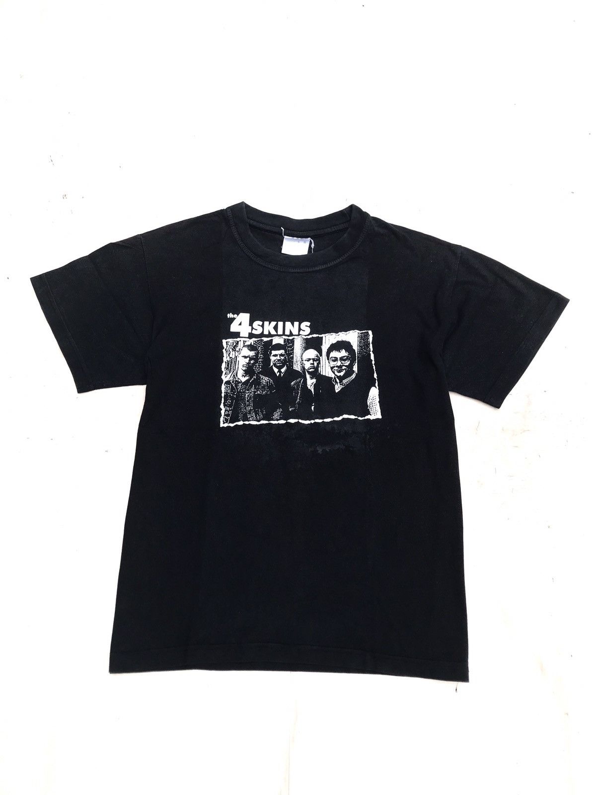 Band Tees × Vintage Vintage The 4 Skins Tshirt Skinhead Tag cotton and star Band Size US S / EU 44-46 / 1 - 15 Thumbnail