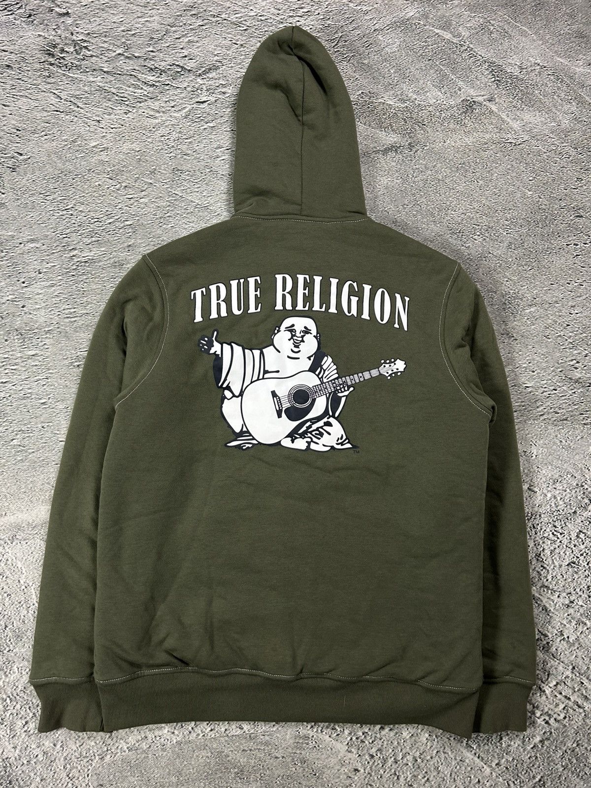 True Religion True Religion zip hoodie big logo vintage sherpa green Y2K Size US L / EU 52-54 / 3 - 7 Thumbnail
