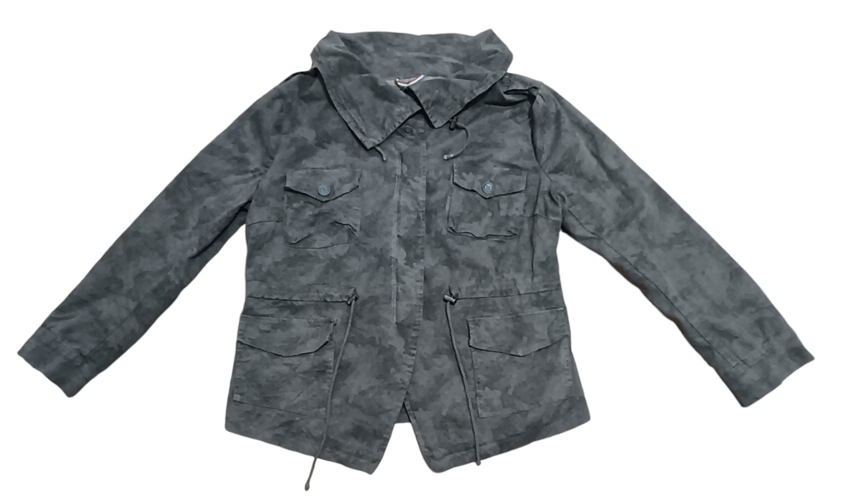 Other S3SS CAMOUFLAGE ASYMMETRICAL PARKA JACKET Size L / US 10 / IT 46 - 1 Thumbnail