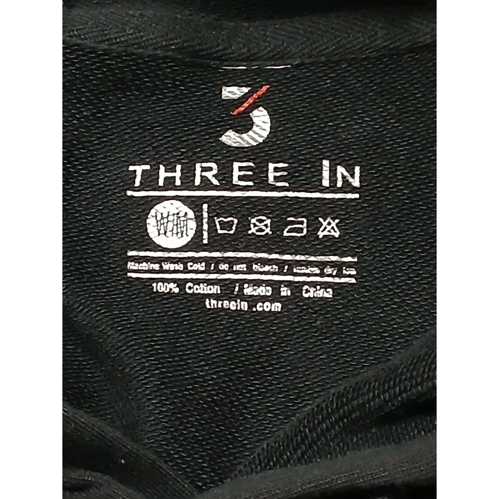 Other Three In (Medium) Black Women's Pullover Hoodie Size M / US 6-8 / IT 42-44 - 6 Thumbnail