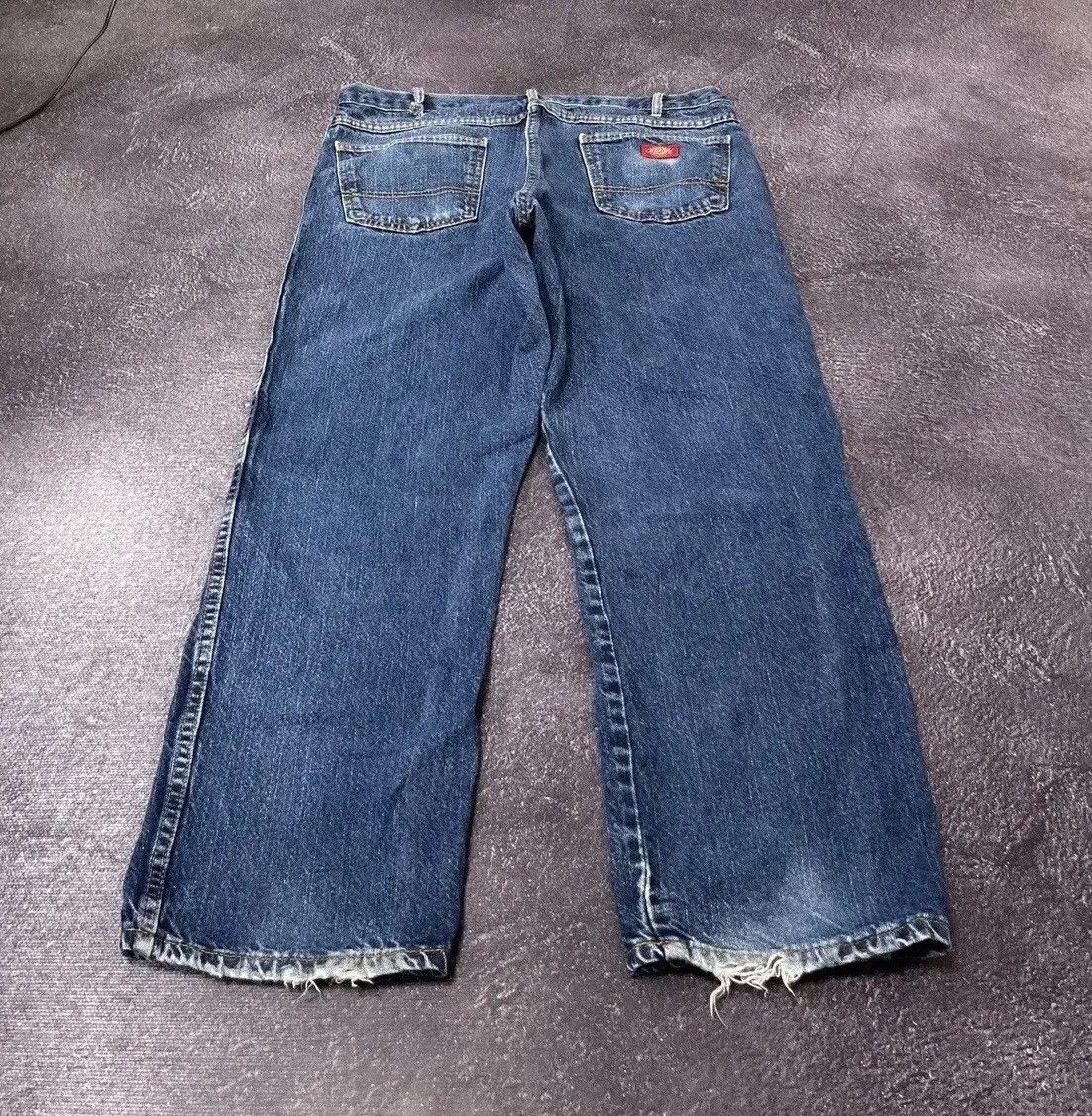 Dickies × Vintage Vintage Dickies Y2K Denim Faded Blue Work Hype Baggy Jeans Size US 38 / EU 54 - 3 Thumbnail