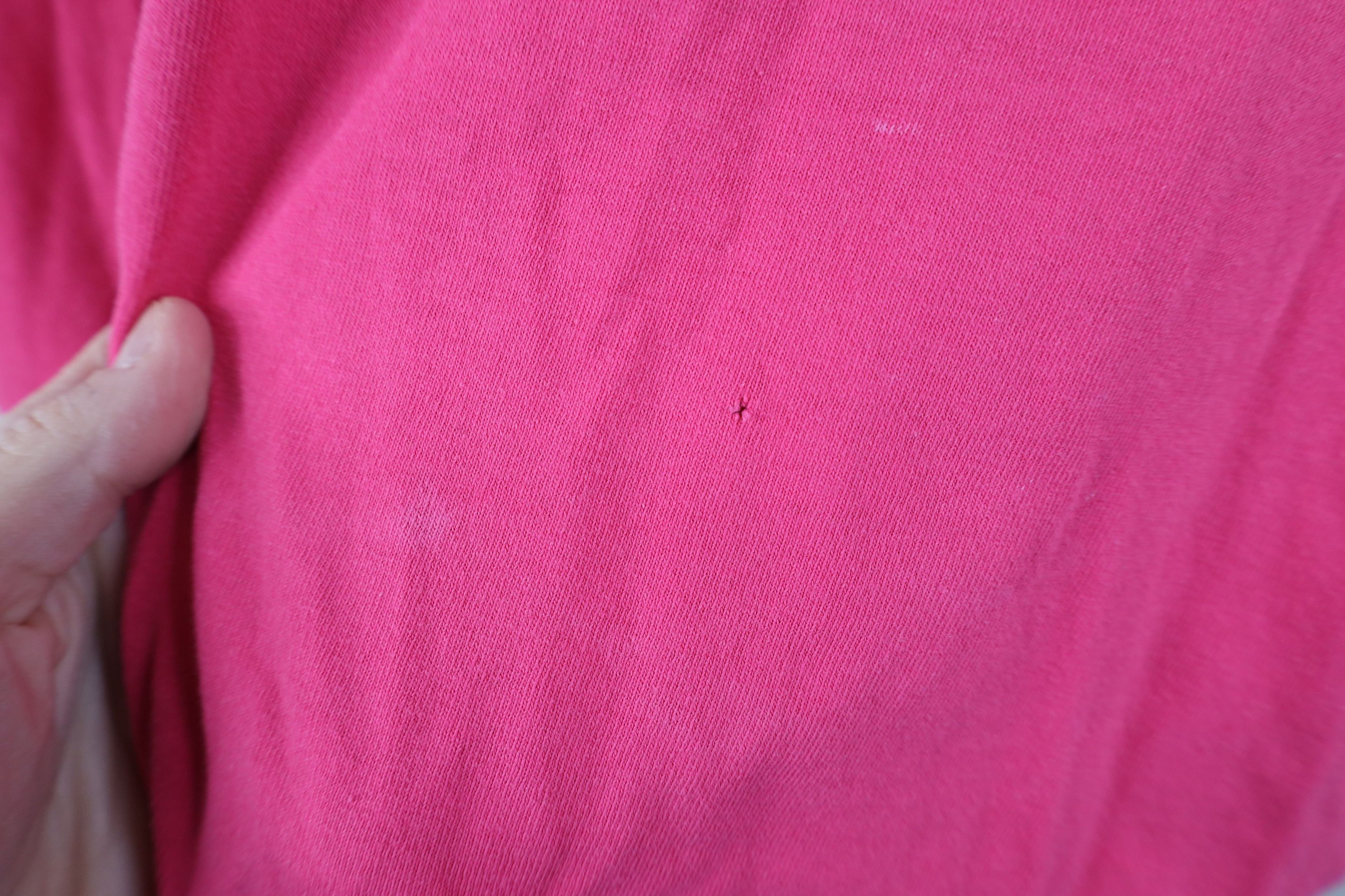 Vintage Vintage 90s Y2K Tupperware Butterfly T-Shirt Pink Cotton Size XXL / US 16-18 / IT 52-54 - 8 Thumbnail